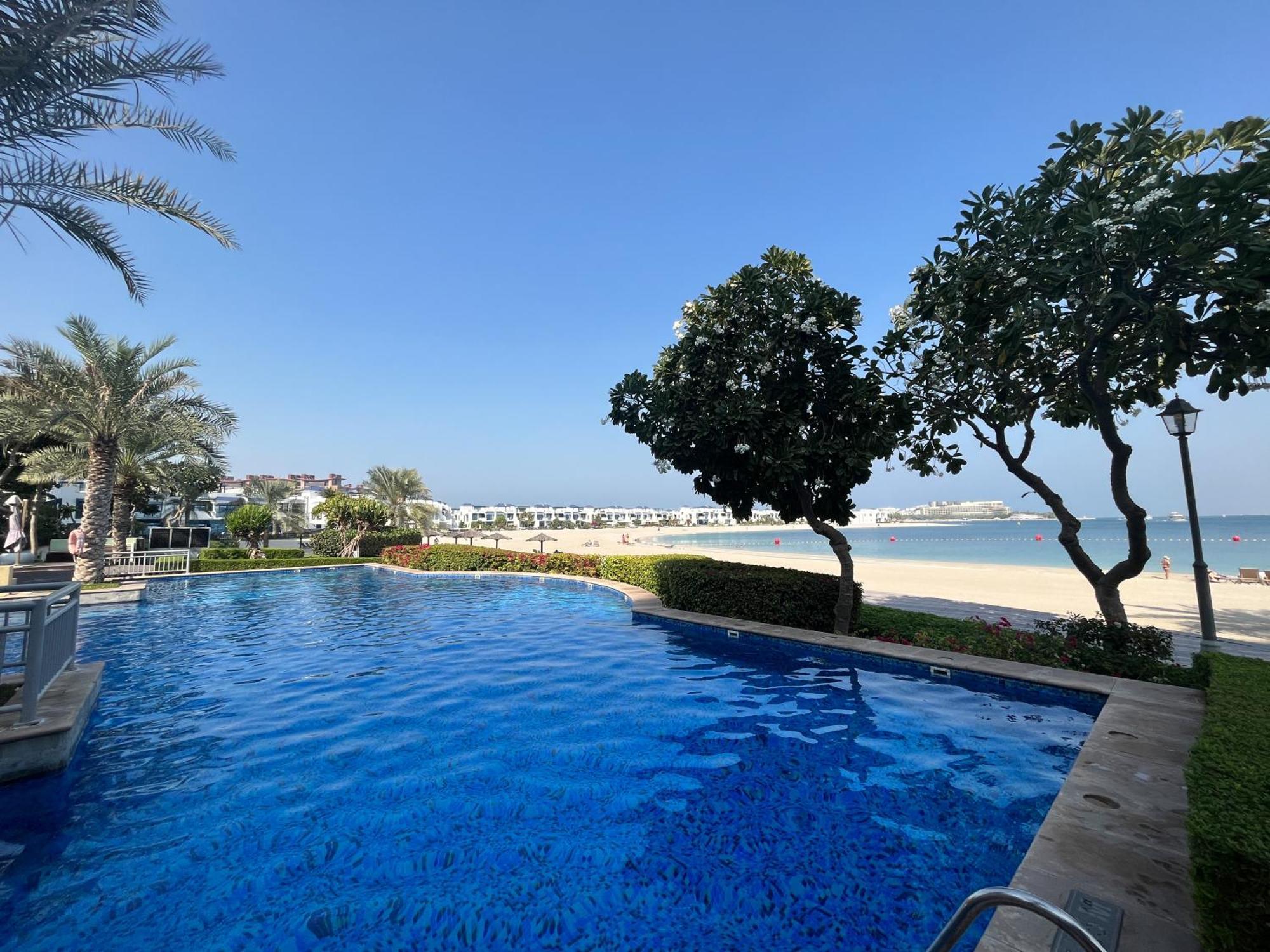 Luxury Living W Private And Burj Alarab View Apartamento