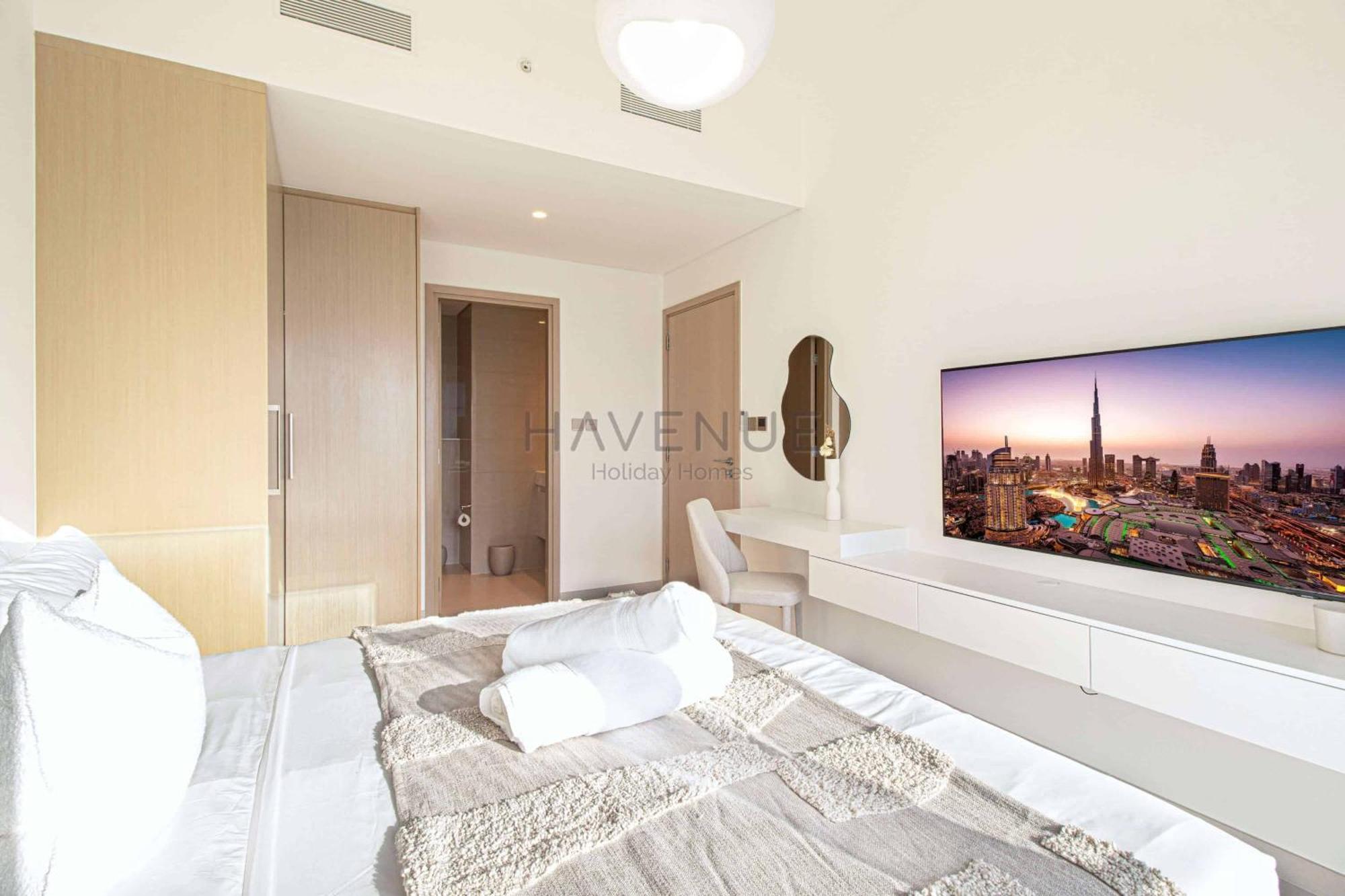 Havenue At Burj Royale - Full Burj Khalifa View - 2 Bed - Pool - Gym Appartement