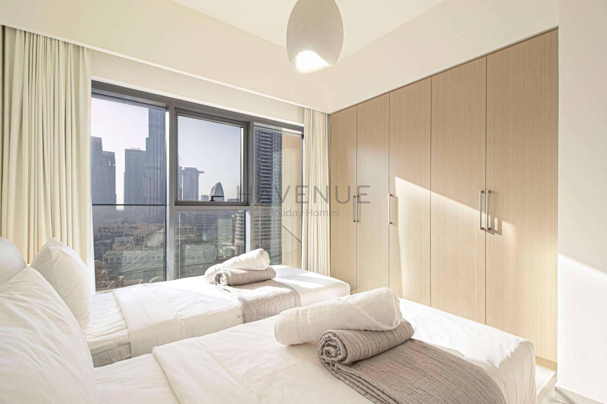 Appartement Havenue At Burj Royale - Full Burj Khalifa View - 2 Bed - Pool - Gym *