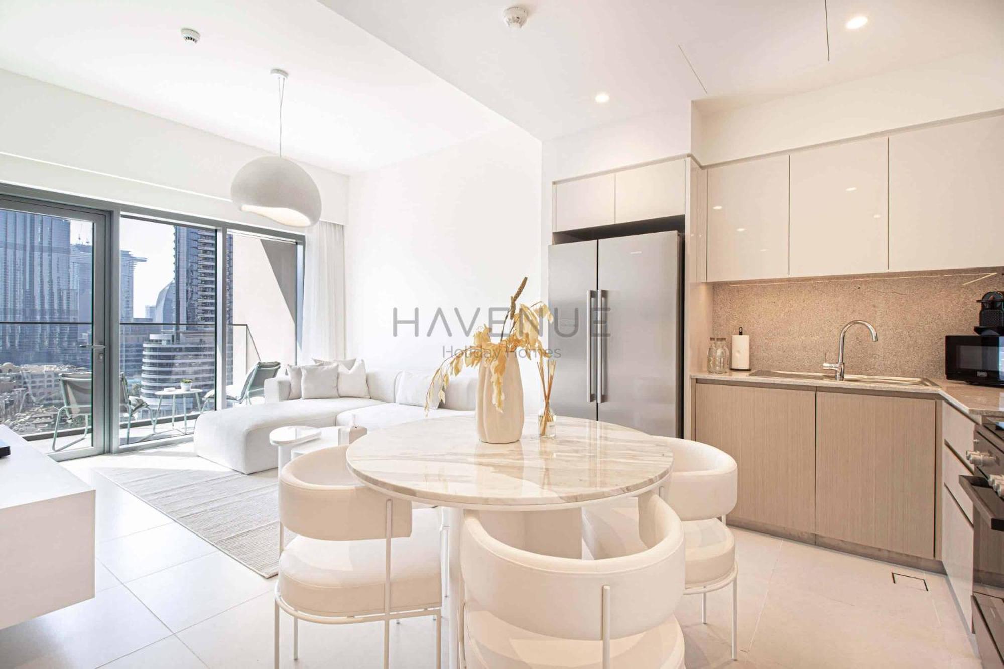Havenue At Burj Royale - Full Burj Khalifa View - 2 Bed - Pool - Gym Appartement