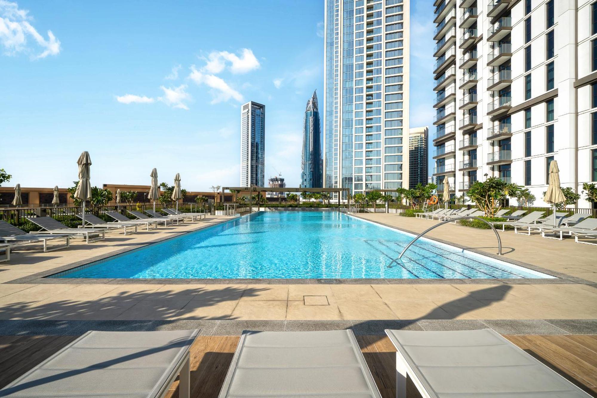 Sky-high Gem: Burj Khalifa & Fountain View Appartamento *