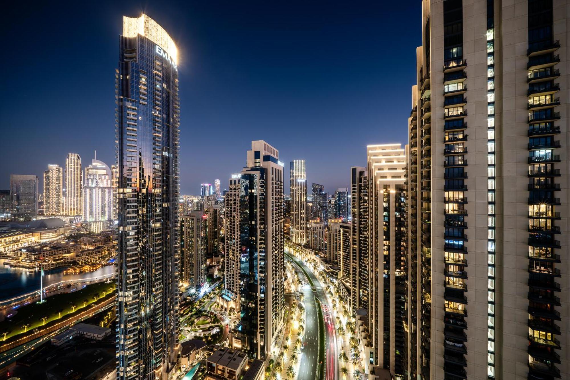 Appartamento Sky-high Gem: Burj Khalifa & Fountain View Dubai