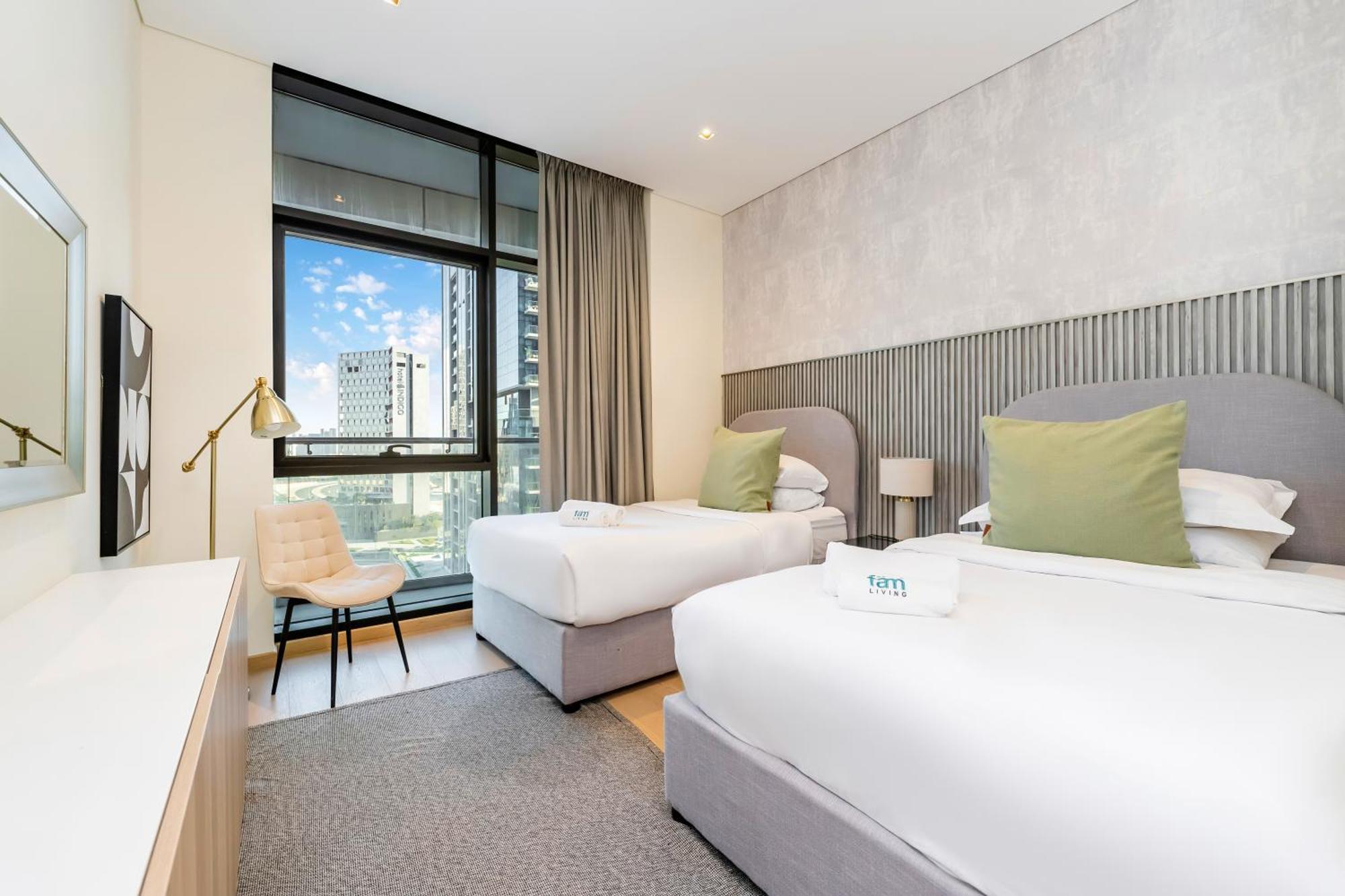 Appartamento Fam Living - Rp Heights - 3 Mins Walk To Burj Khalifa & Mall Downtown Dubai