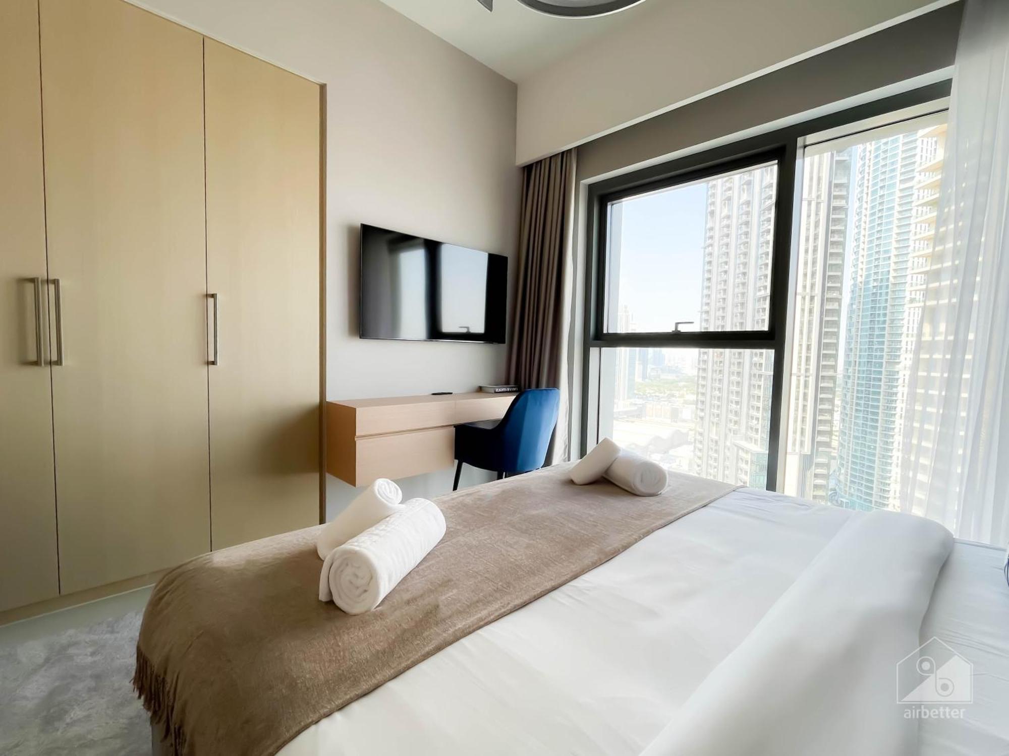 Luxury Burj Royale Balcony Burj Khalifa View Appartamento