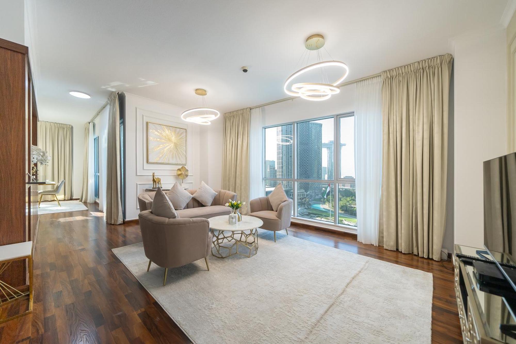 Apartamento Exquisite Retreat 3br Full Burj Khalifa & Fountain View - 18ab02