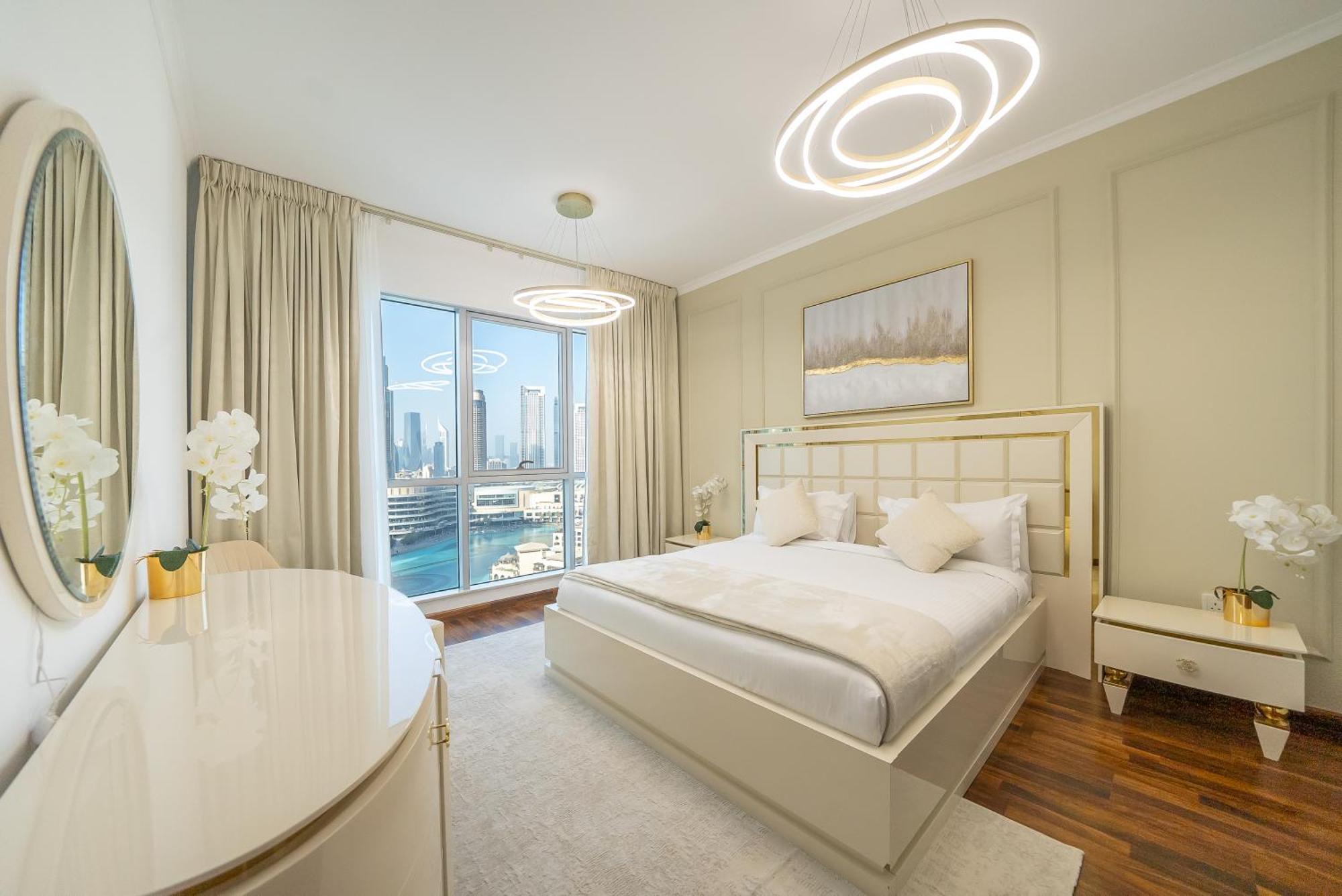 Exquisite Retreat 3br Full Burj Khalifa & Fountain View - 18ab02 * Dubái