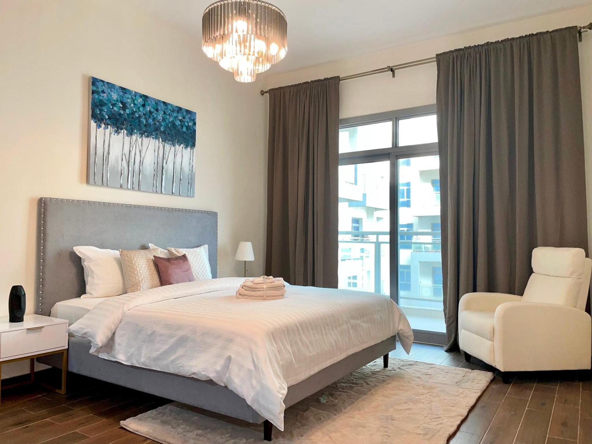 Apartment Elite Lux Homes - Two Bedroom Direct Metro Access In Al Furjan, Dubai