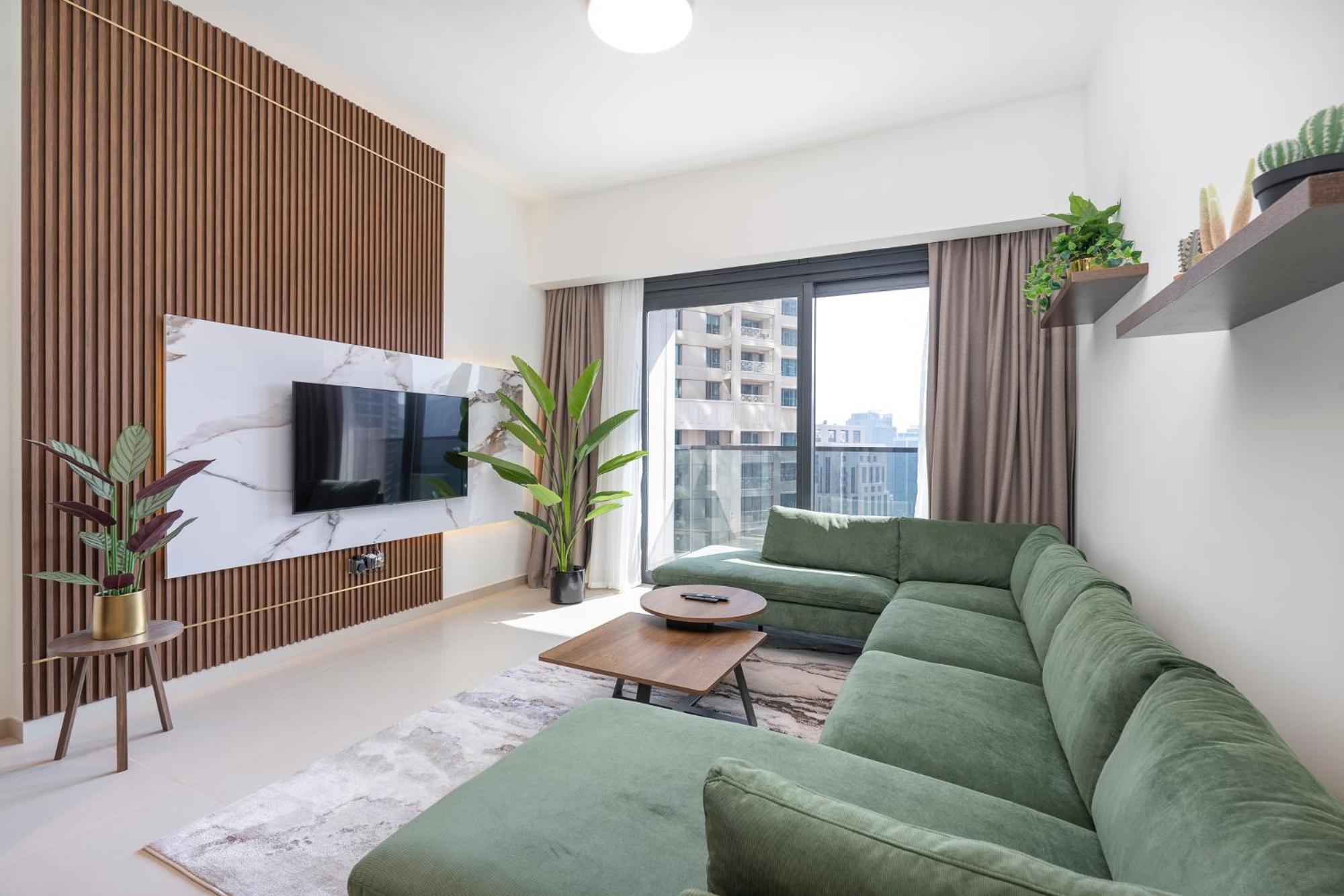 Apartamento Chic Luxe 2br I High Floor L By Burj Khalifa & Mall I Pool L Gym