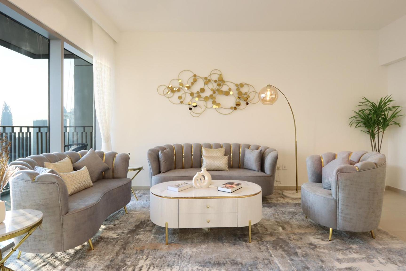 Appartement Livbnb - Elegant 3+1 W/ Burj View, Near Mall Dubai