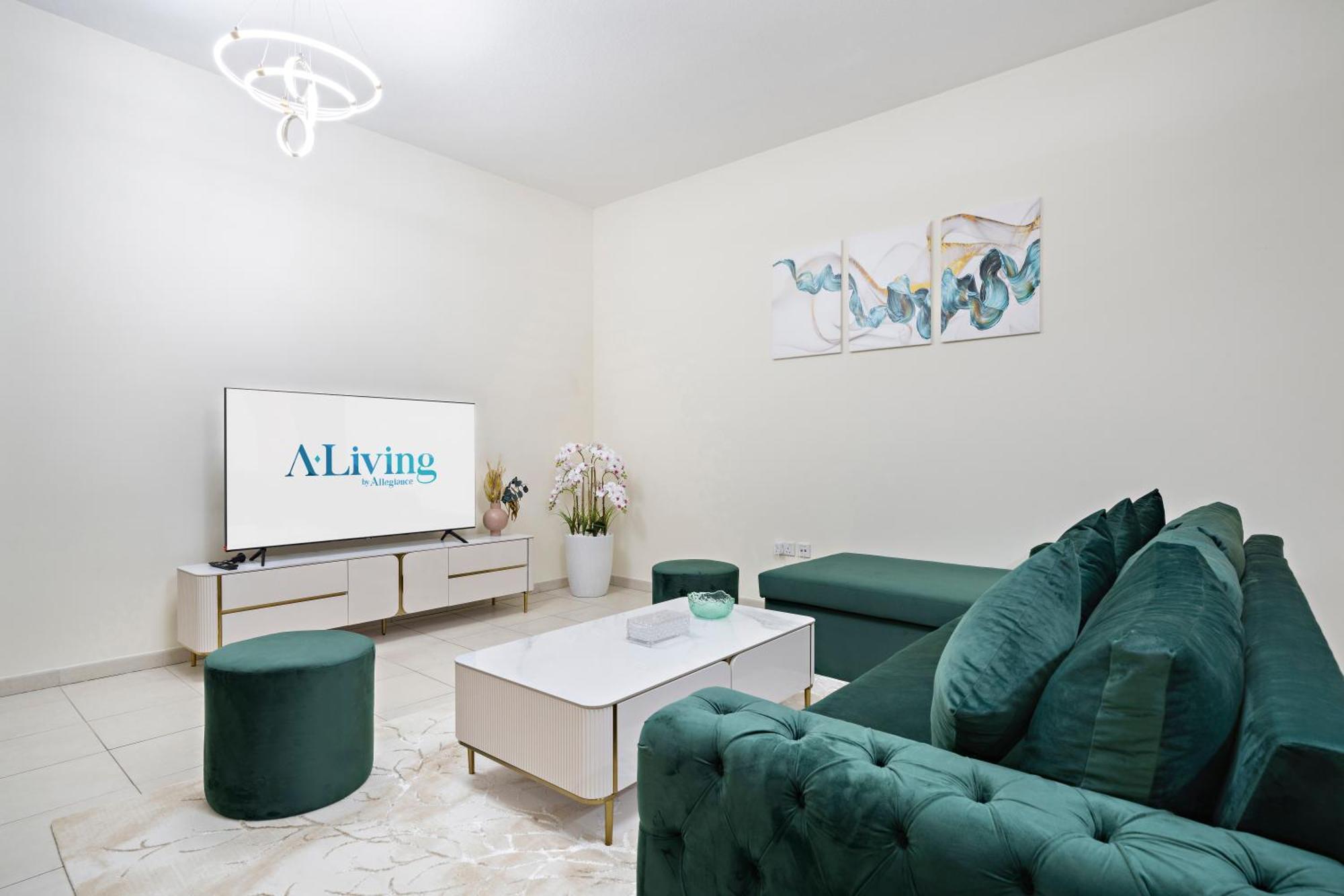 Appartement A-living Cozy 1br Retreat With Balcony & Burj Khalifa Views At Executive Tower-1702