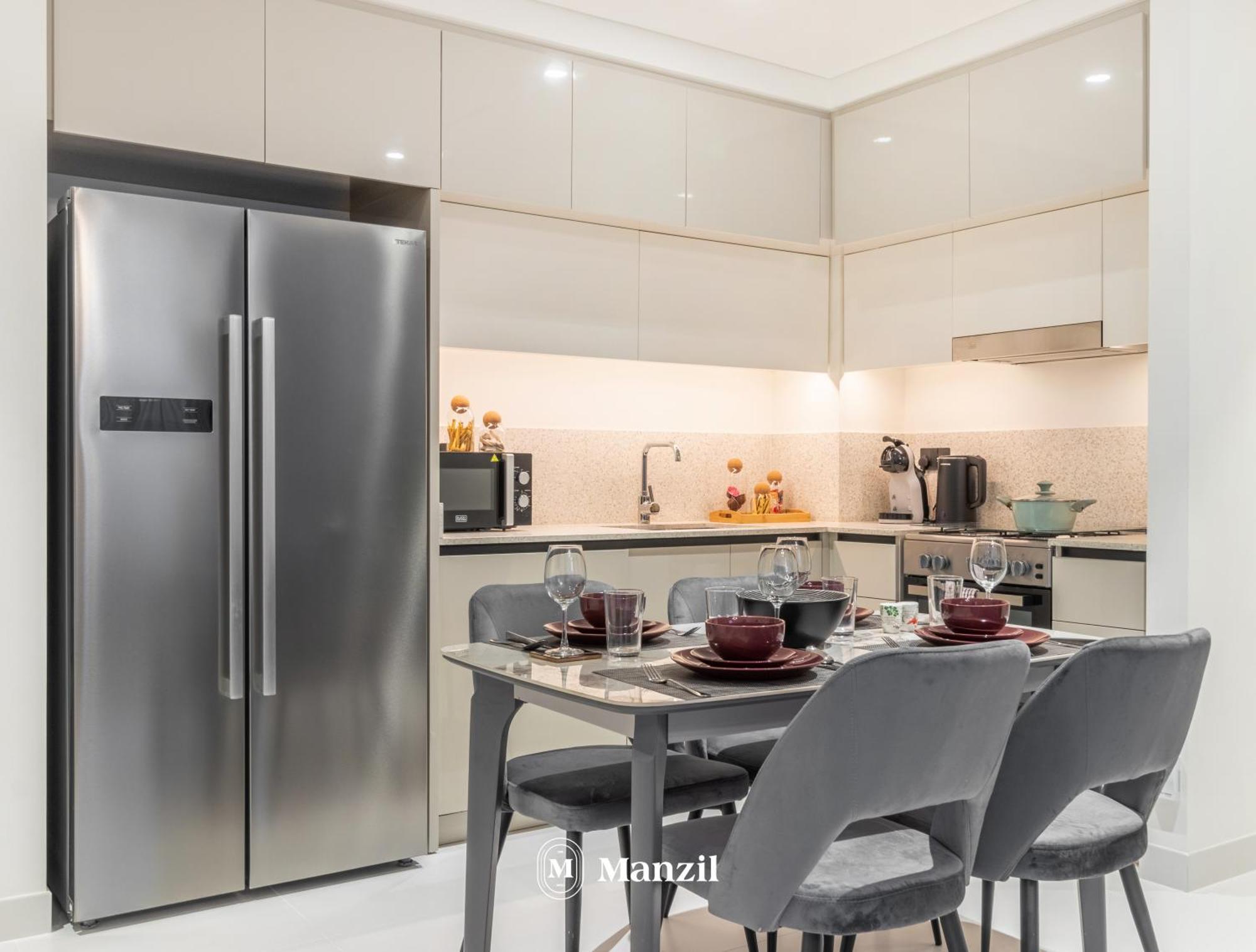 Manzil - 2br In Emaar Beach Front With Sea View Lägenhet