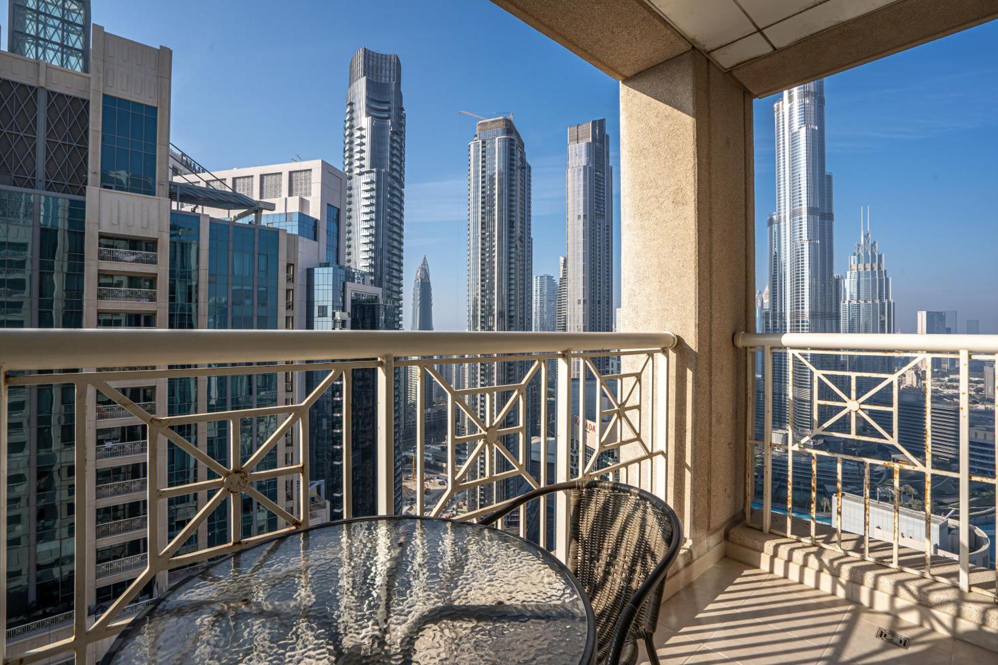 Appartement Bellavista - High Floor - 1br - 29 Boulevard - Full Burj Khalifa & Fountain View