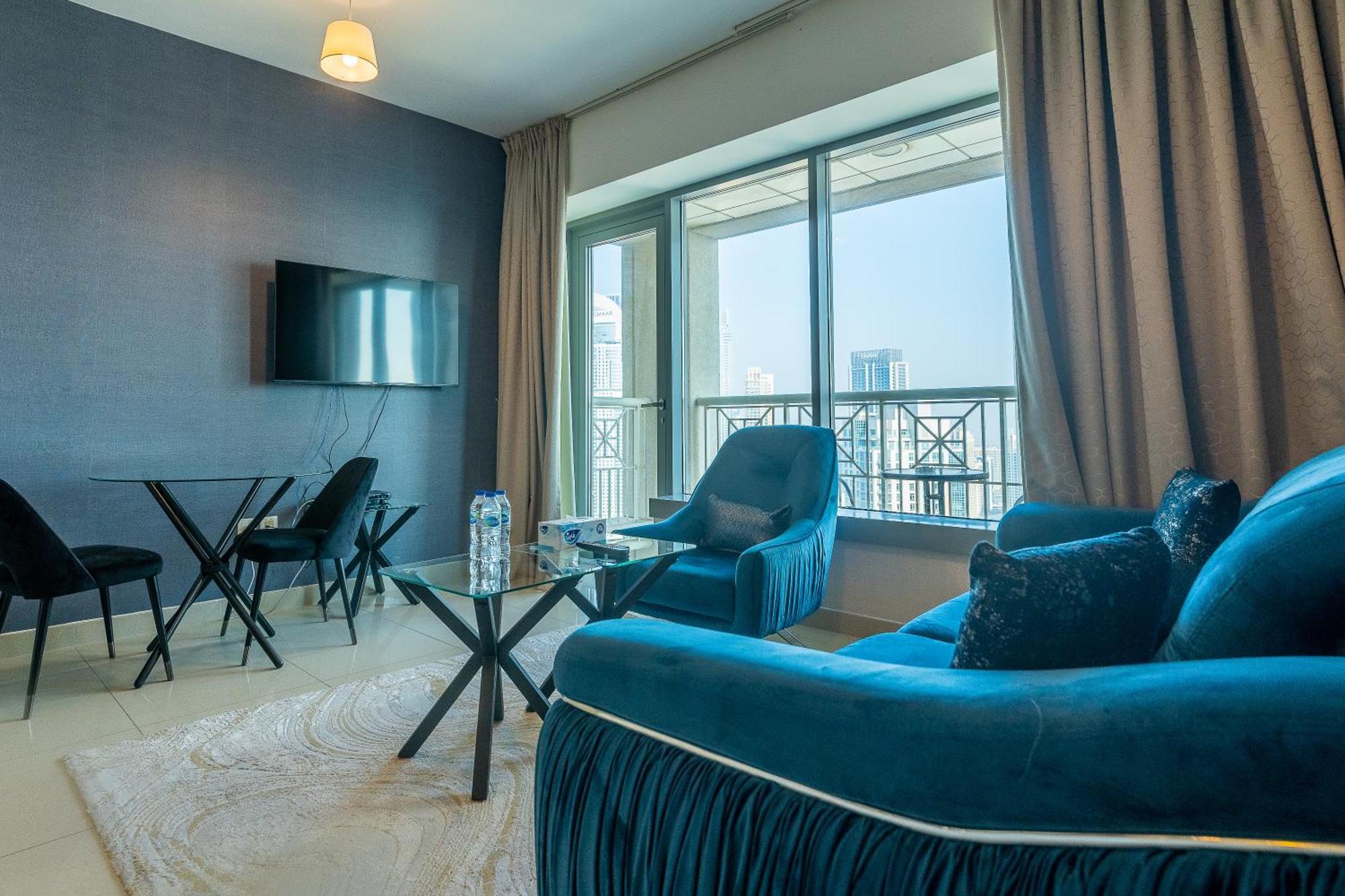 Appartement Bellavista - High Floor - 1br 29 Boulevard - Burj Khalifa & Fountain View *