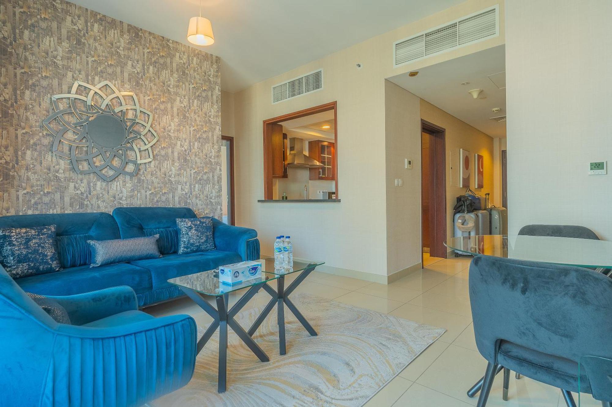 Apartemen Bellavista - High Floor - 1br 29 Boulevard - Burj Khalifa & Fountain View *