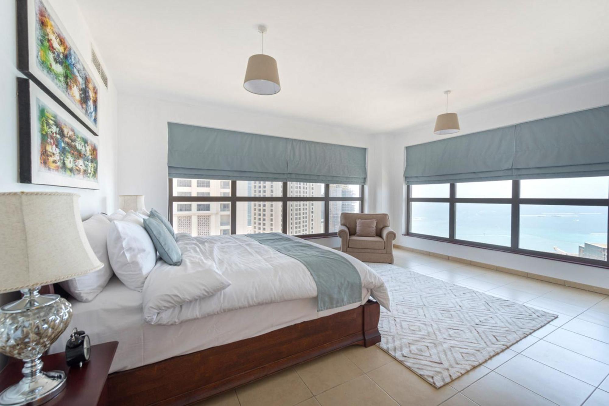 Stunning Marina & Sea View 4 Bedroom Apartment, Murjan 6 Jumeriah Lejlighed *