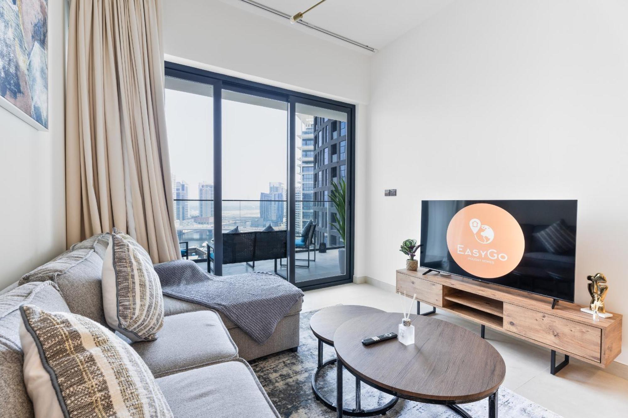 Easygo - Binghatti Canal Burj Khalifa View 1 Bedroom Apartamento
