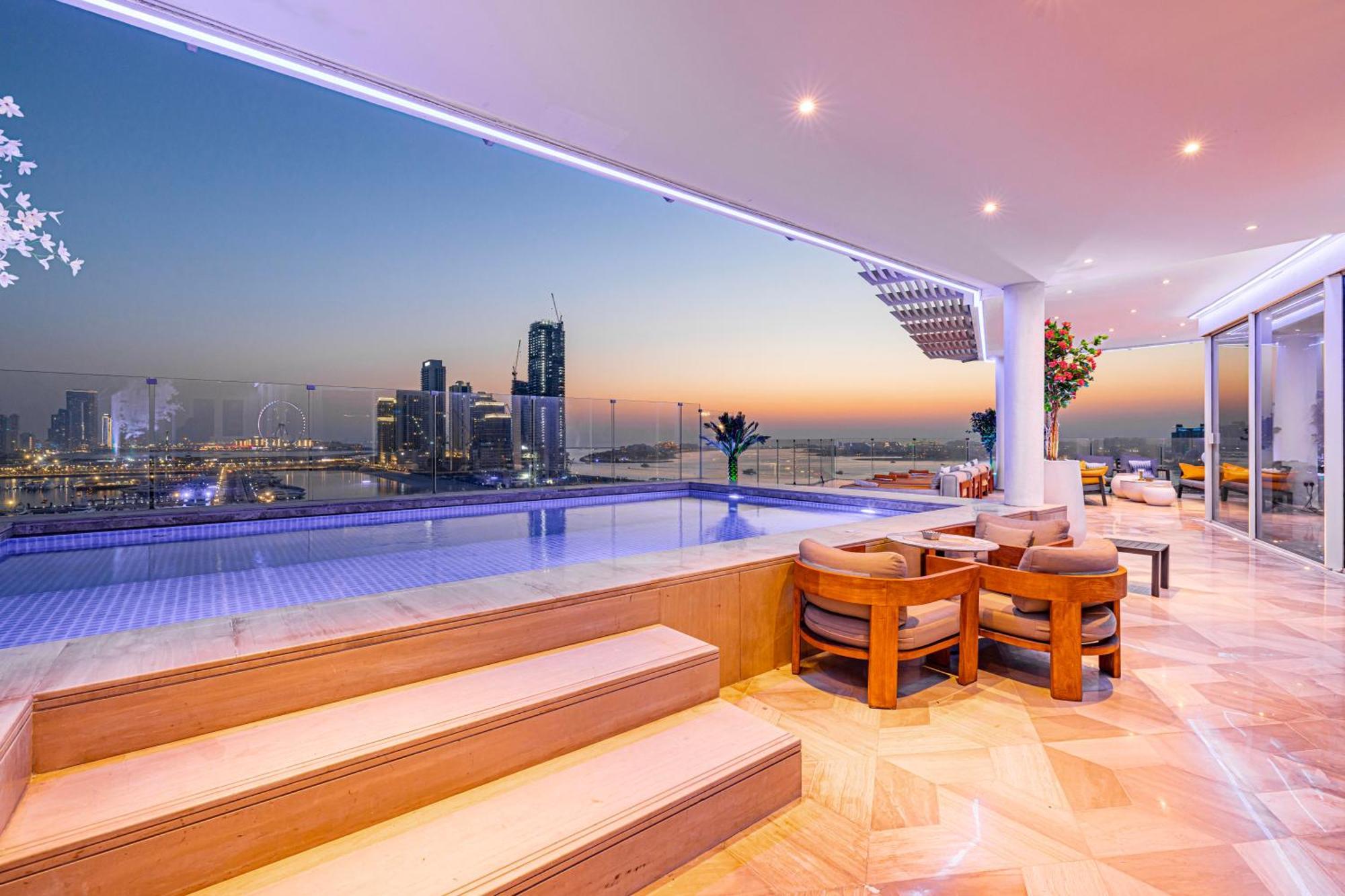 Five Palm Jumeirah 2br Luxury Penthouse , Full Marina View With Private Pool Appartement