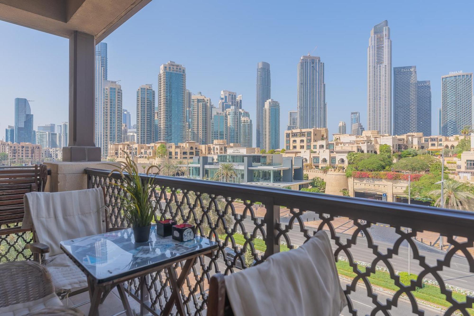 Bellavista Oldtown 2 Bedroom With Burj Khalifa View Walking Distance Mall Lejlighed