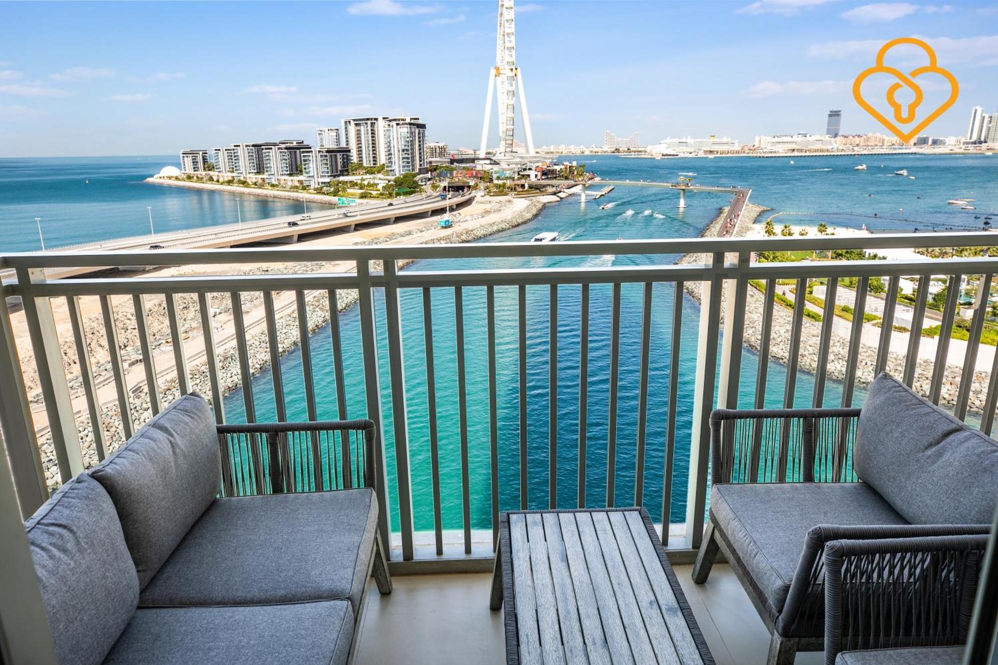 Keysplease Fascinating Seaviews! 2 B/r Luxury 52/42, Marina * Dubai