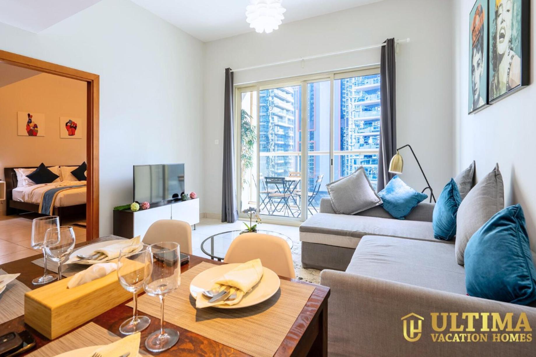 Alluring 1br Opp To Jbr Beach- Marina Views Appartement Dubaï