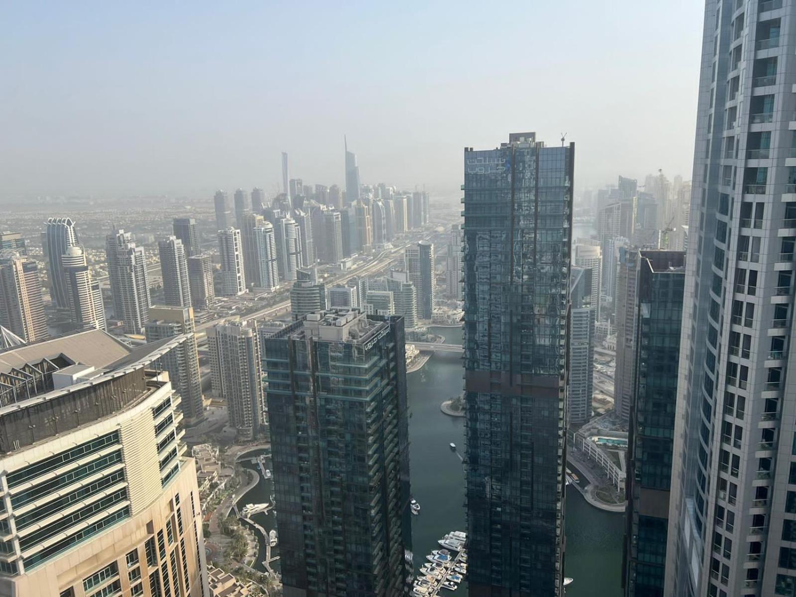 High Floor With Skyline & Burj Khalifa View 3 Bedroom Unit Marina Apartamento *