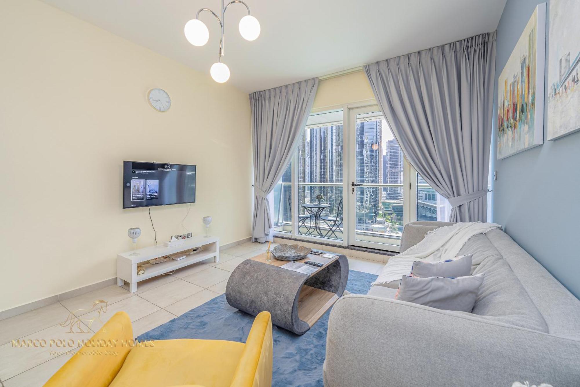 Marco Polo - Striking Views At Jlt , 1 Bedroom 2 Balconies Lejlighed Dubai