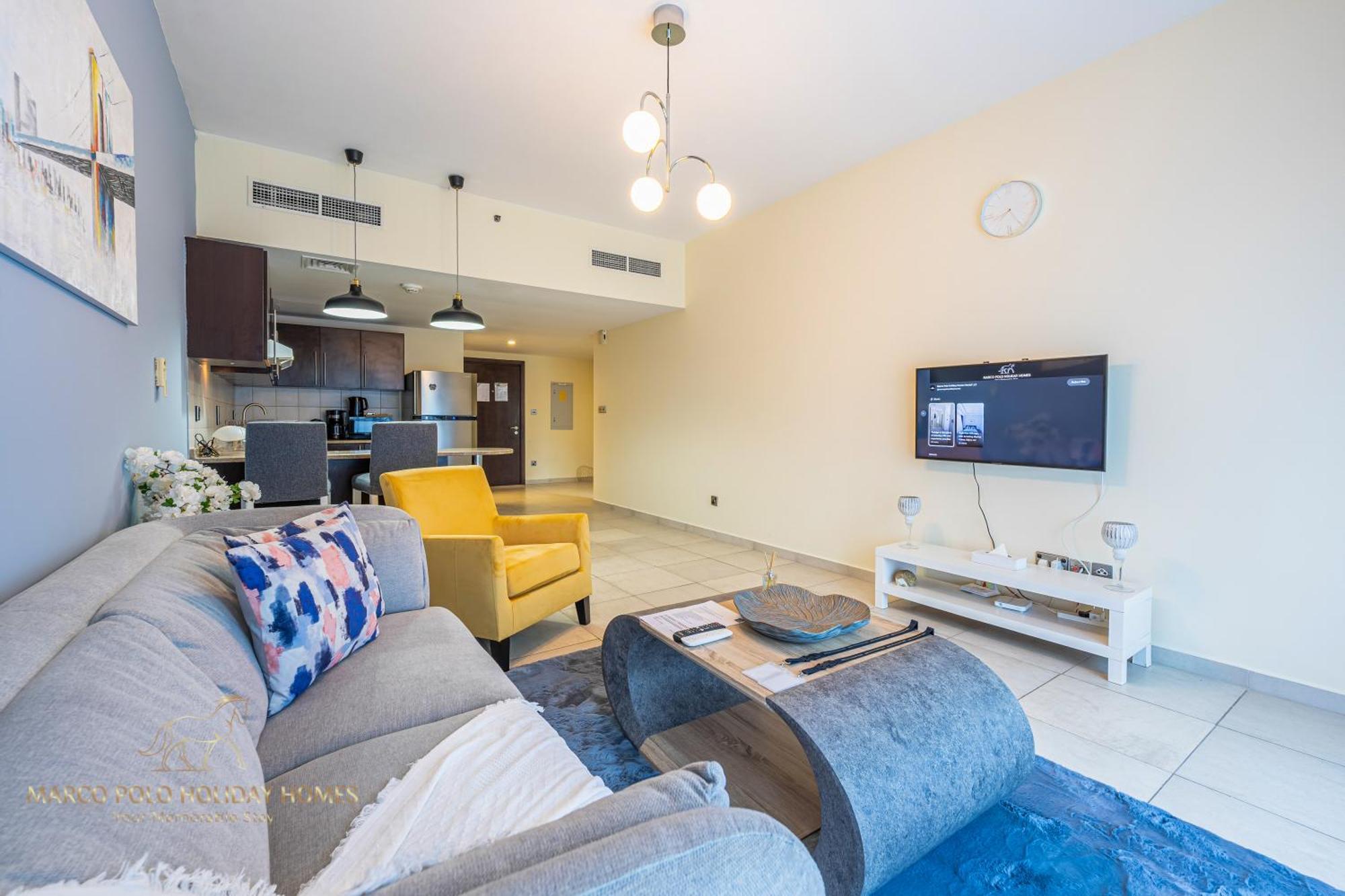 Marco Polo - Striking Views At Jlt , 1 Bedroom 2 Balconies Lejlighed *