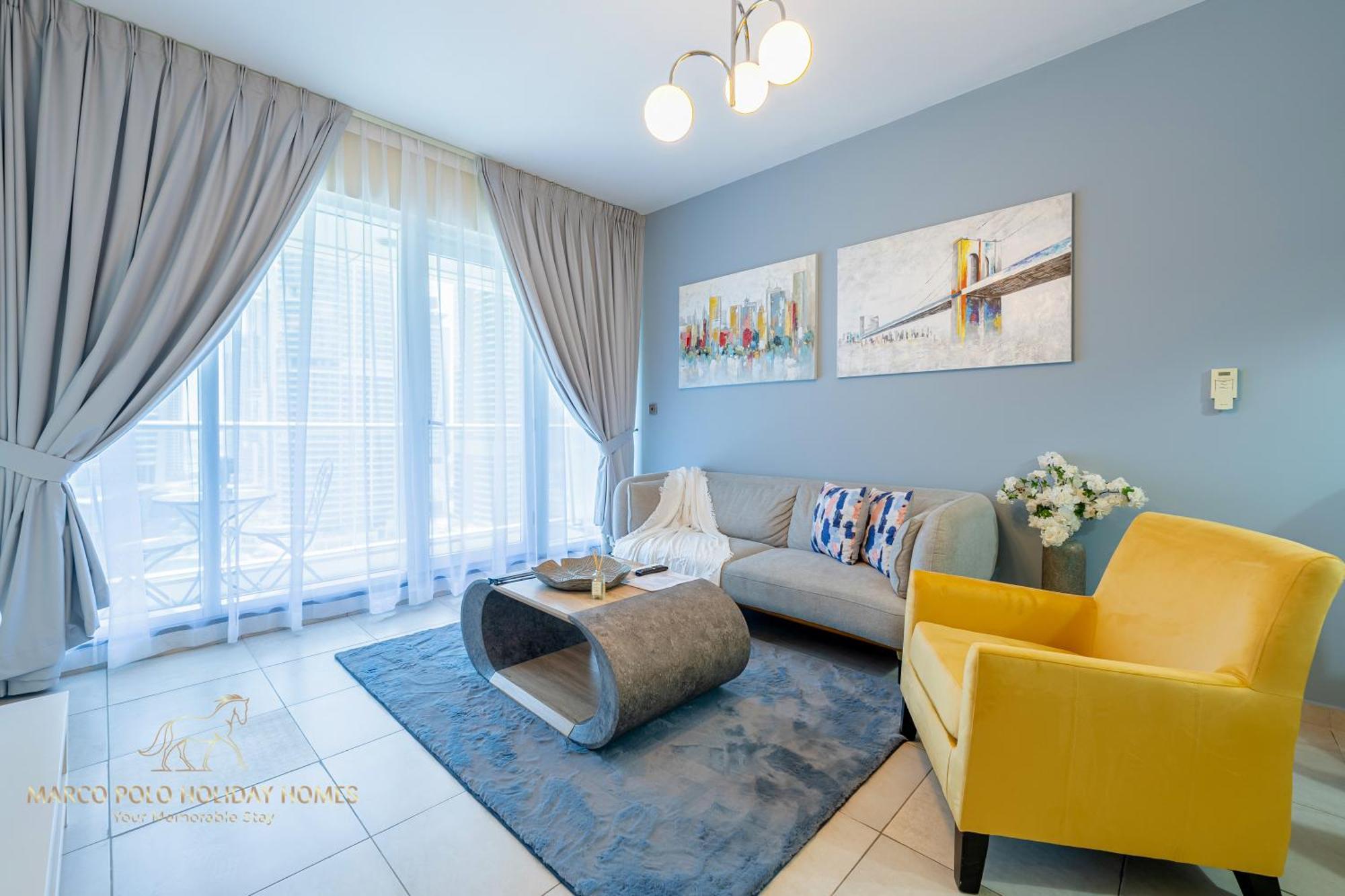 Marco Polo - Striking Views At Jlt , 1 Bedroom 2 Balconies Lejlighed