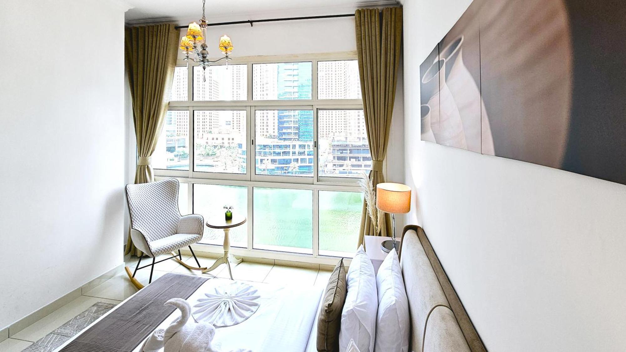 Serene 1br With Stunning Marina Views In Marina - The Atlantic Apartamento
