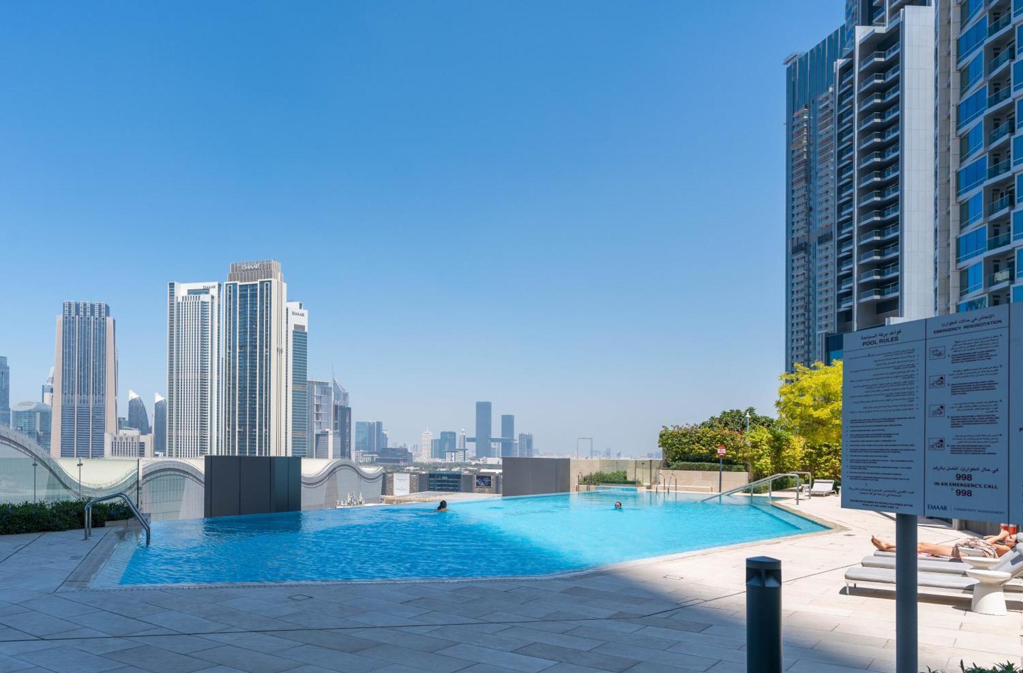 Unified Vacation Homes-1 Bed Apt With Stunning View-high Floor-free Pool Gym Apartamento Dubái
