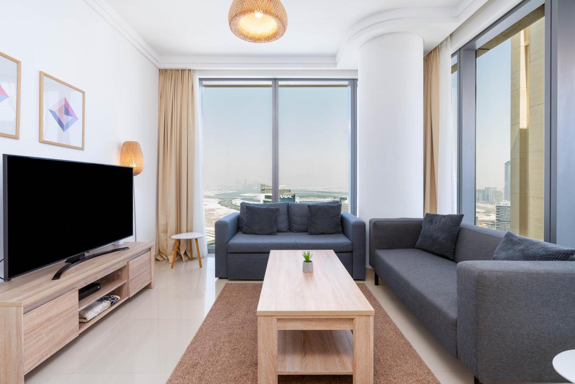 Unified Vacation Homes-1 Bed Apt With Stunning View-high Floor-free Pool Gym Apartamento *