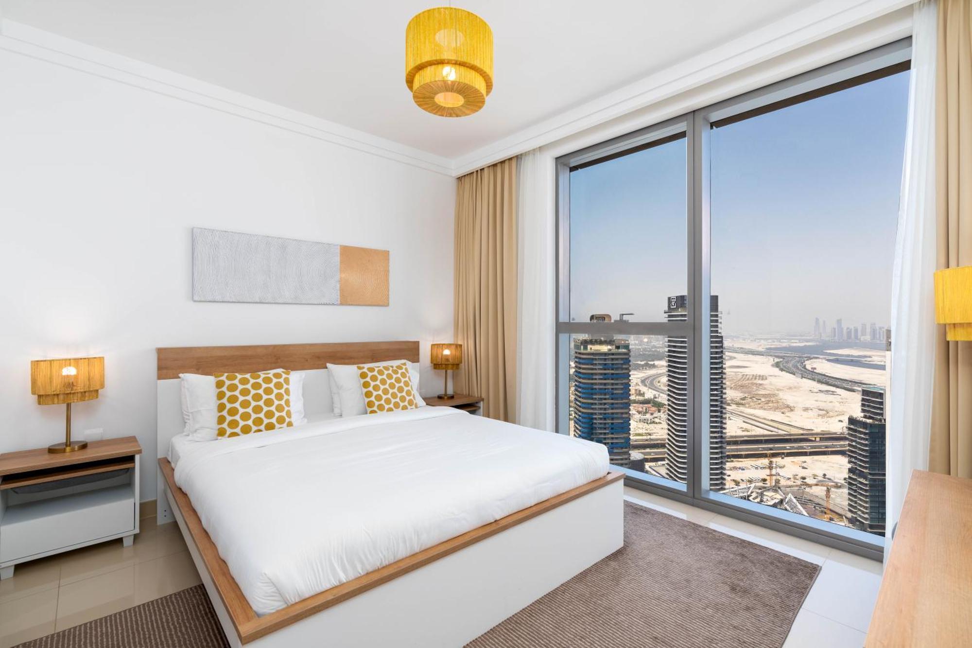Unified Vacation Homes-1 Bed Apt With Stunning View-high Floor-free Pool Gym Apartamento