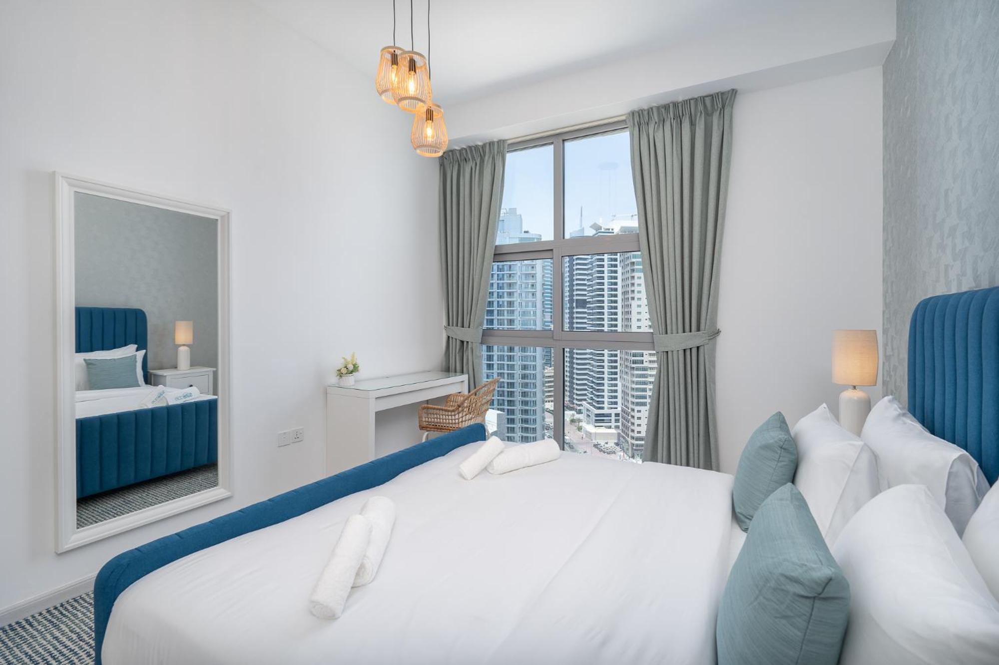 Appartement Seaside Serenity Stylish Marine-themed Dubaï