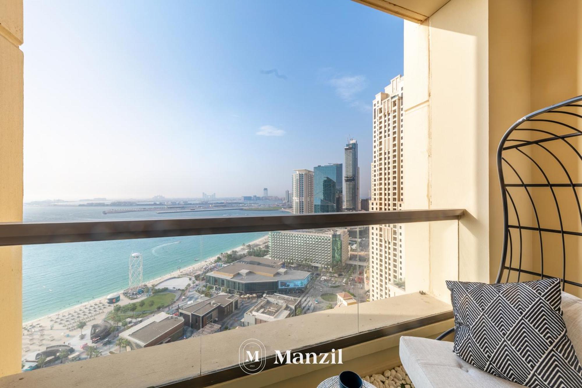 Lejlighed Manzil - Lavish 3br In Jbr With Sea Views And 5 Min Walk To Dubai