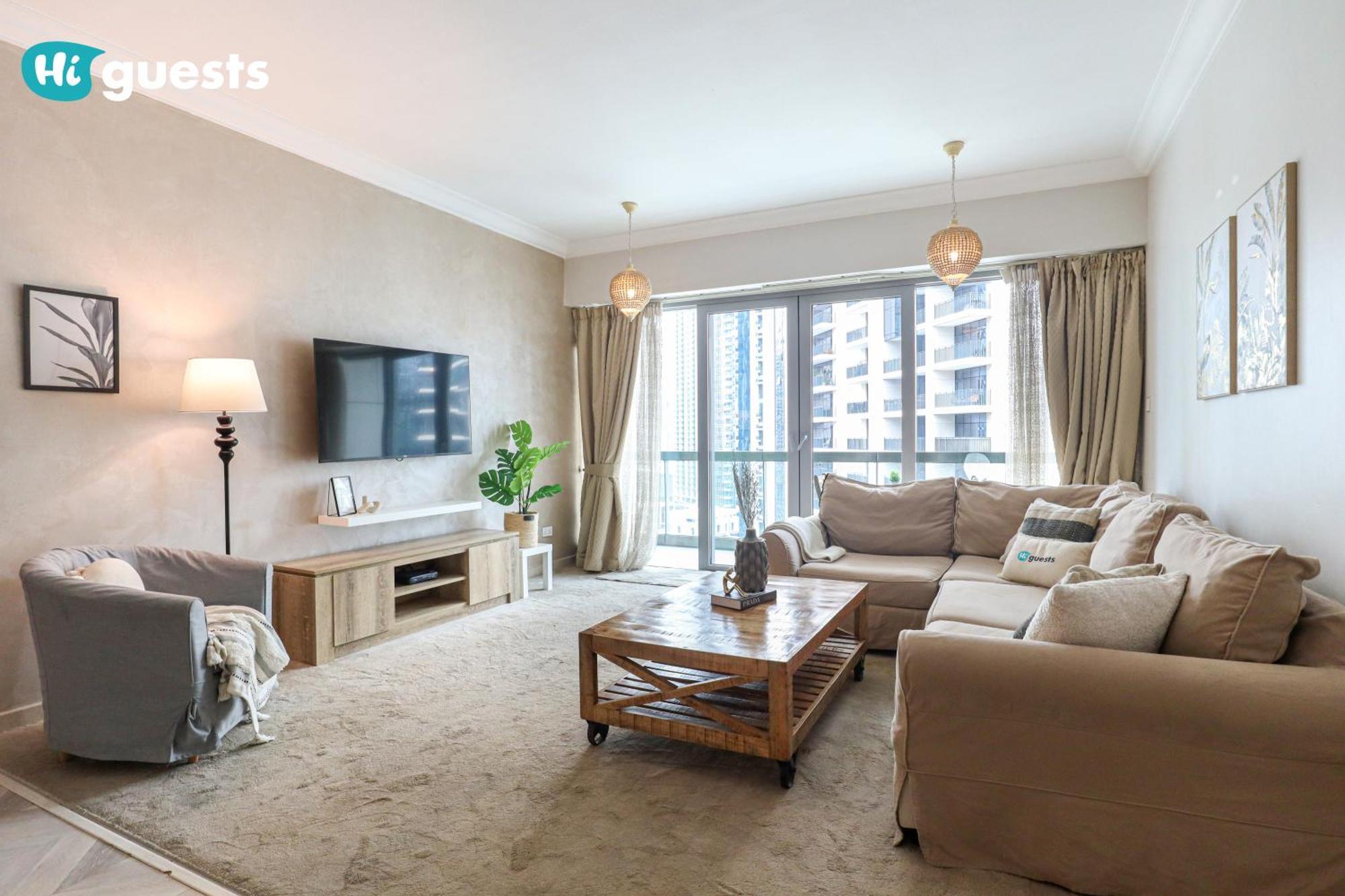 Apartamento Higuests - Royal 2br With Balcony Near Burj Khalifa