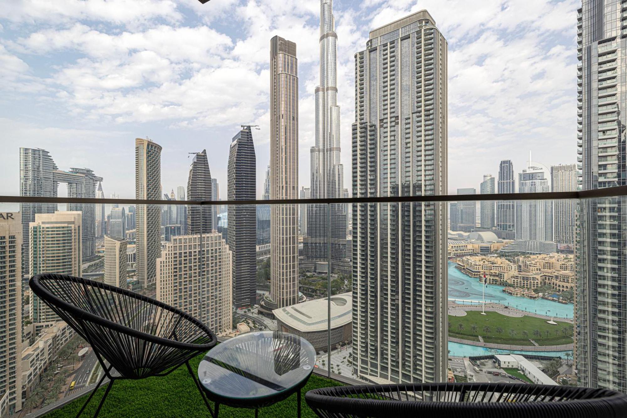 Apartemen Magnificent - Luxurious 3 Bedroom With The Burj Khalifa View Dubai