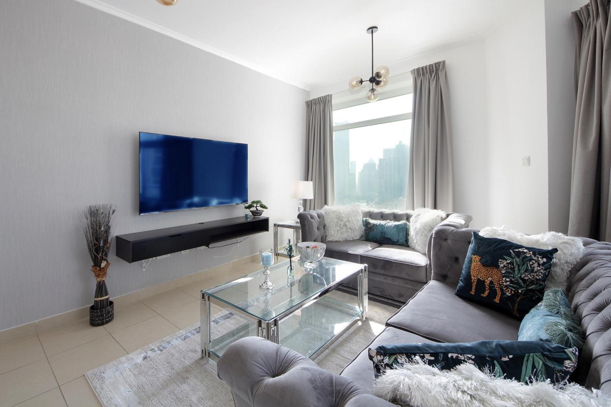 Apartamento Stylish 2 Bedroom With Stunning Downtown View - Burj Views Tower East