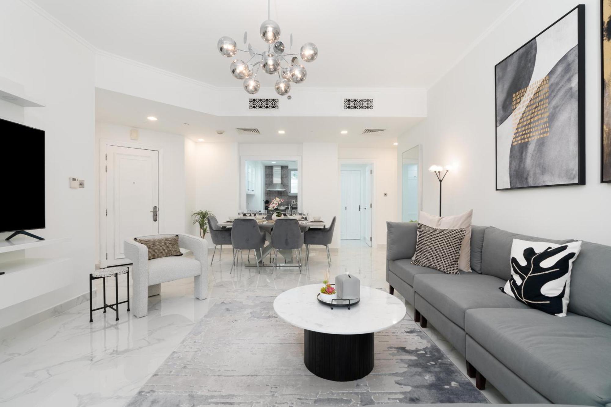 Appartement Mystic - Fully Renovated Spacious 2br Apt. With Burj Views Dubai