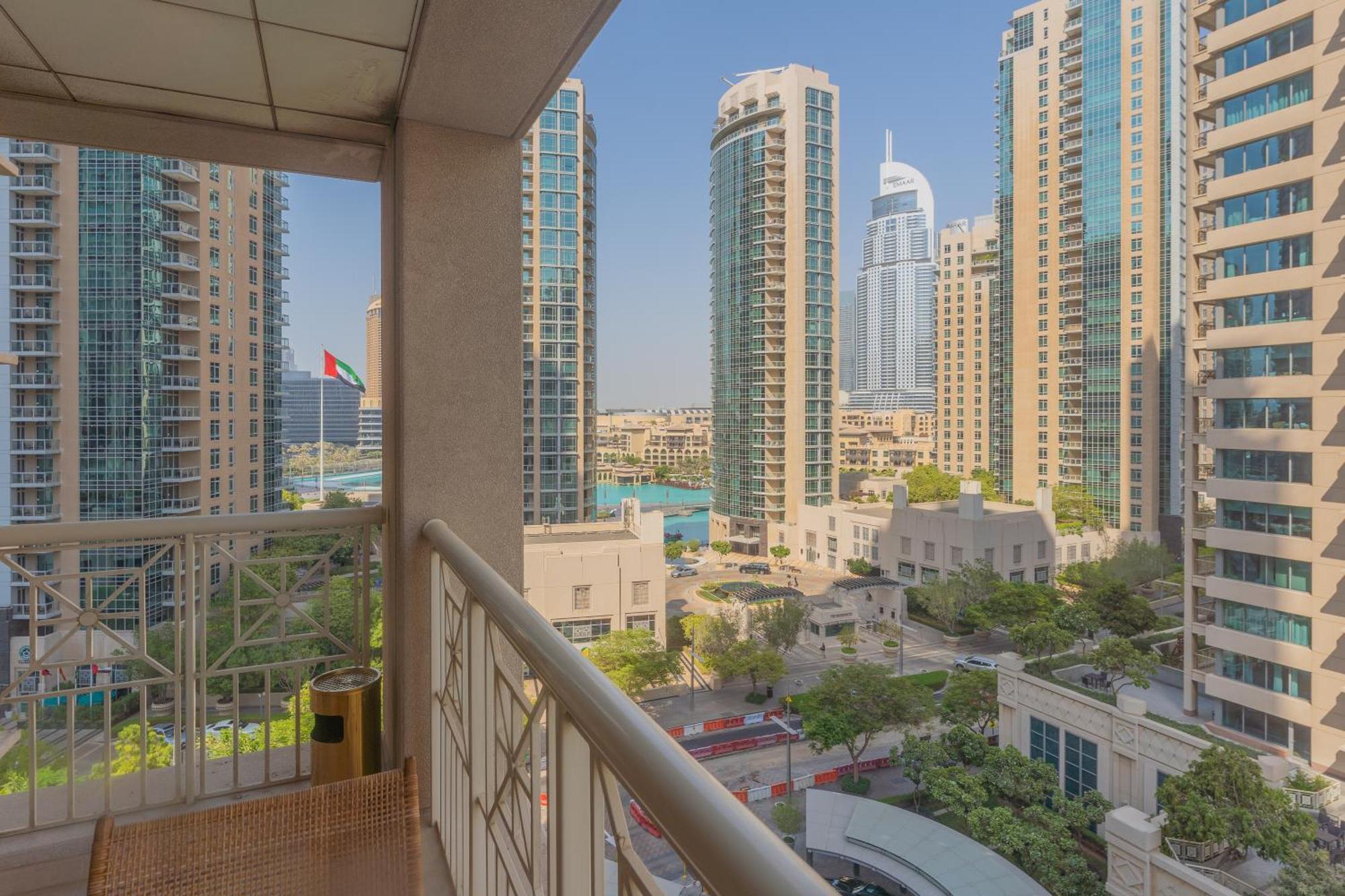 Bella Vista - 29 Boulevard Downtown - 2br - Partial Fountain View Lägenhet Dubai
