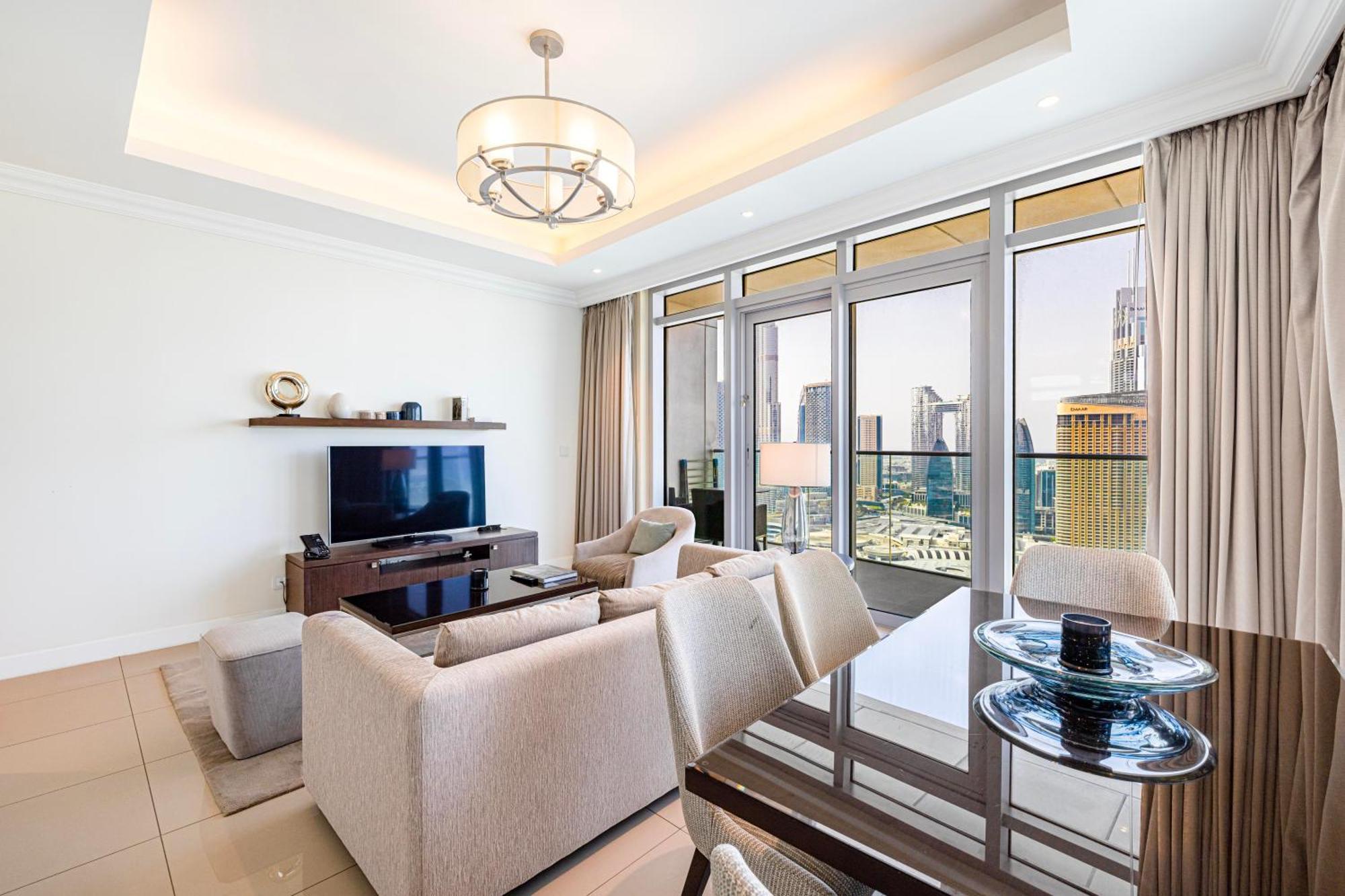 The Address Fountain Views 2 Bedroom With Burj Khalifa View And Access To Mall Apartament Dubai