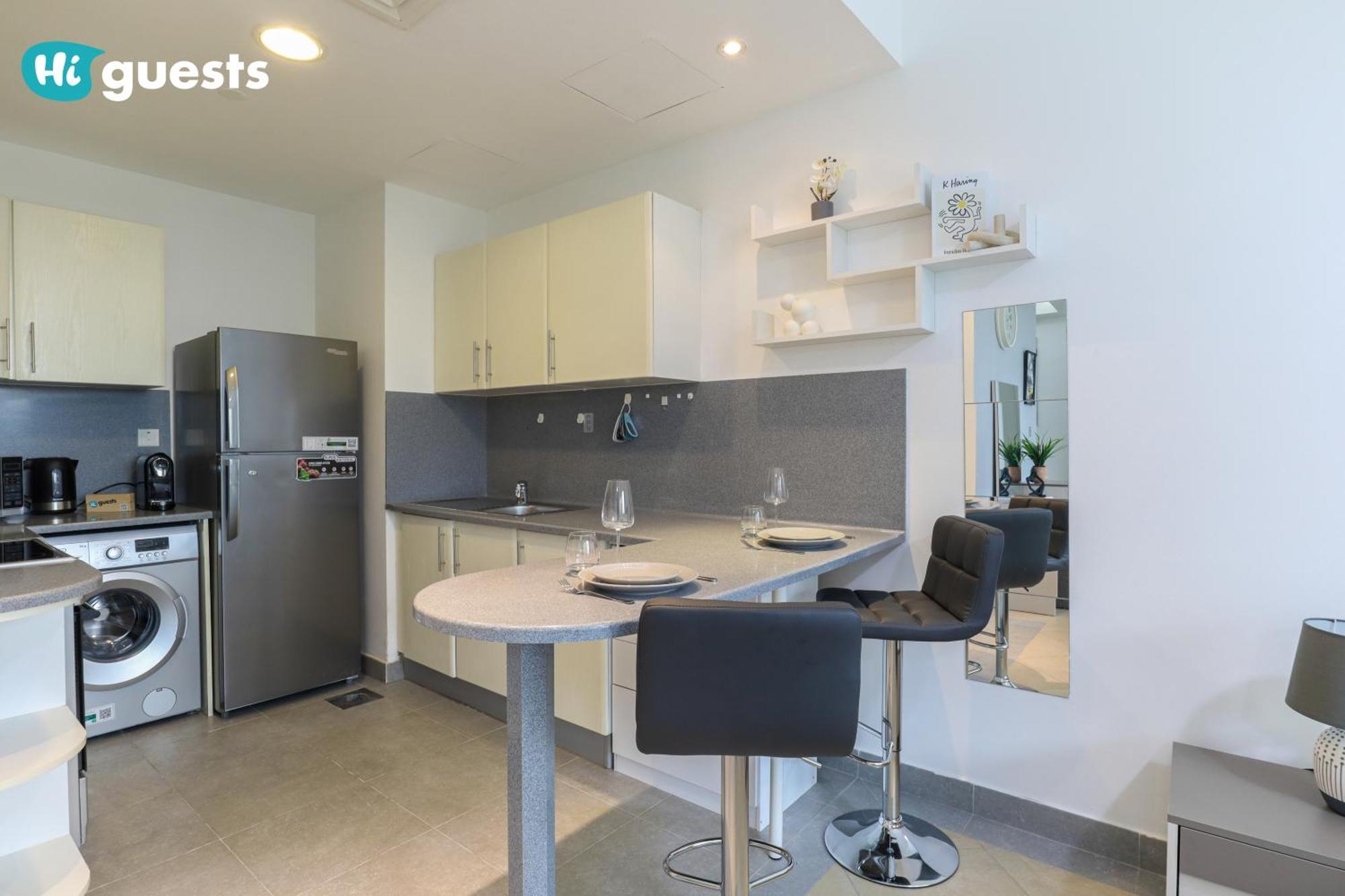 Higuests - Chic At Madison Residency Close Metro Dubaï