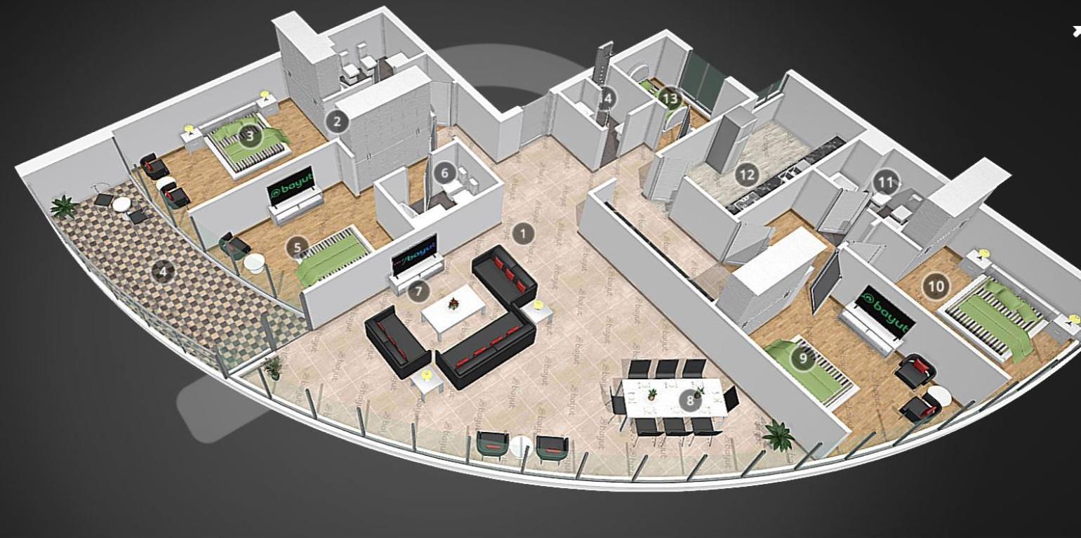 Apartamento Marina - 5 Bedroom, Feel, Great Amenities Dubai