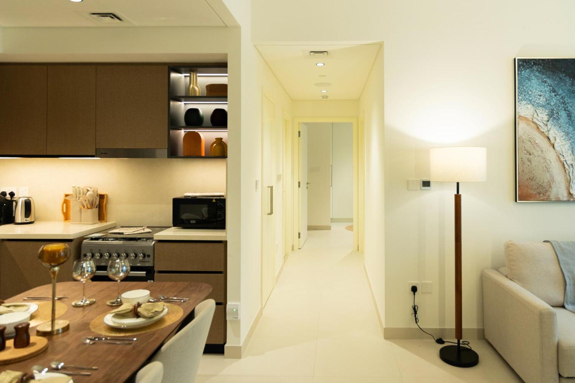 Burj Crown - First Class Boulevard View, 9 Min Walk Mall Apartamento