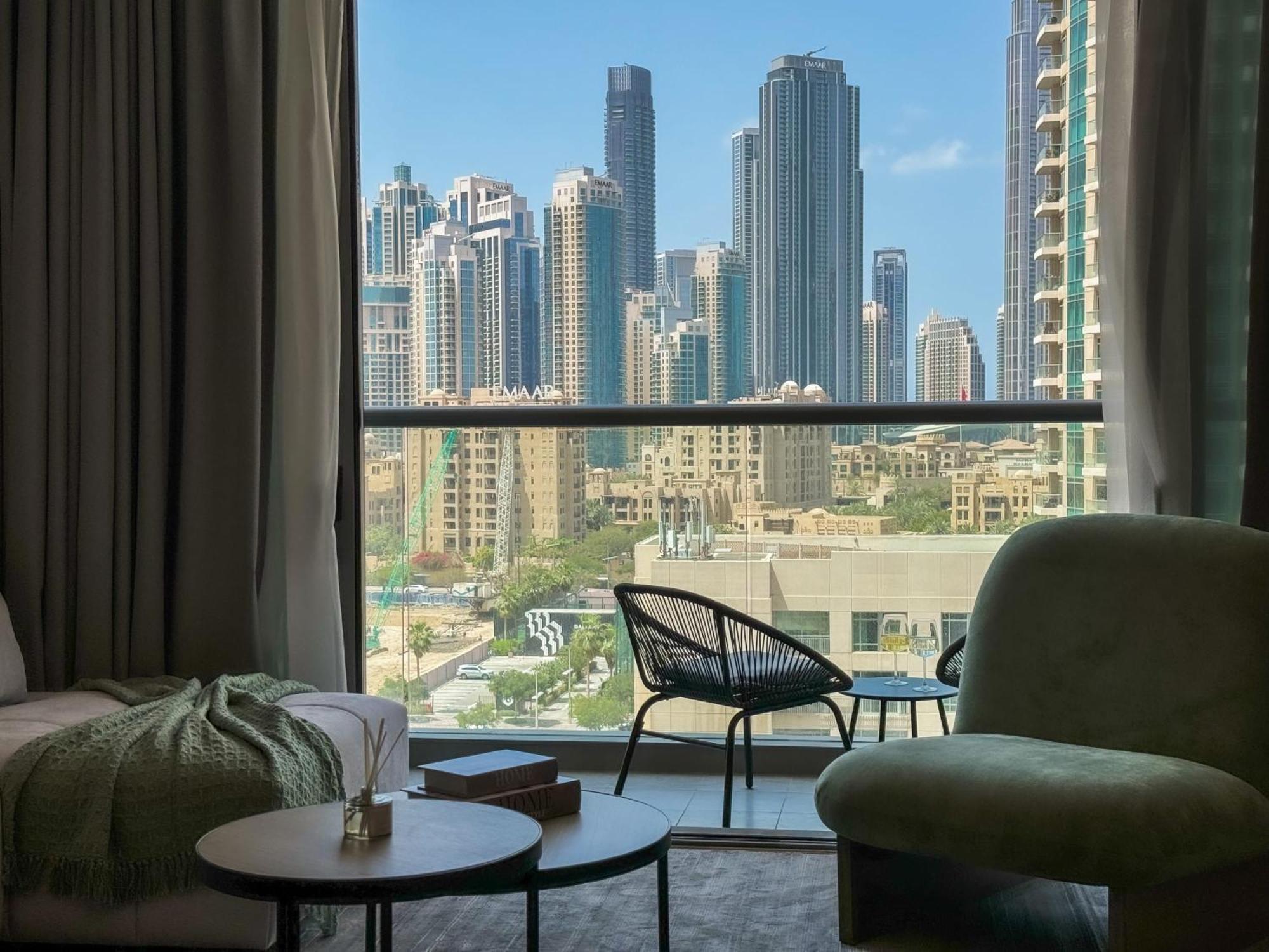 Appartement Majestic 2br Haven With Burj Khalifa View Dubaï