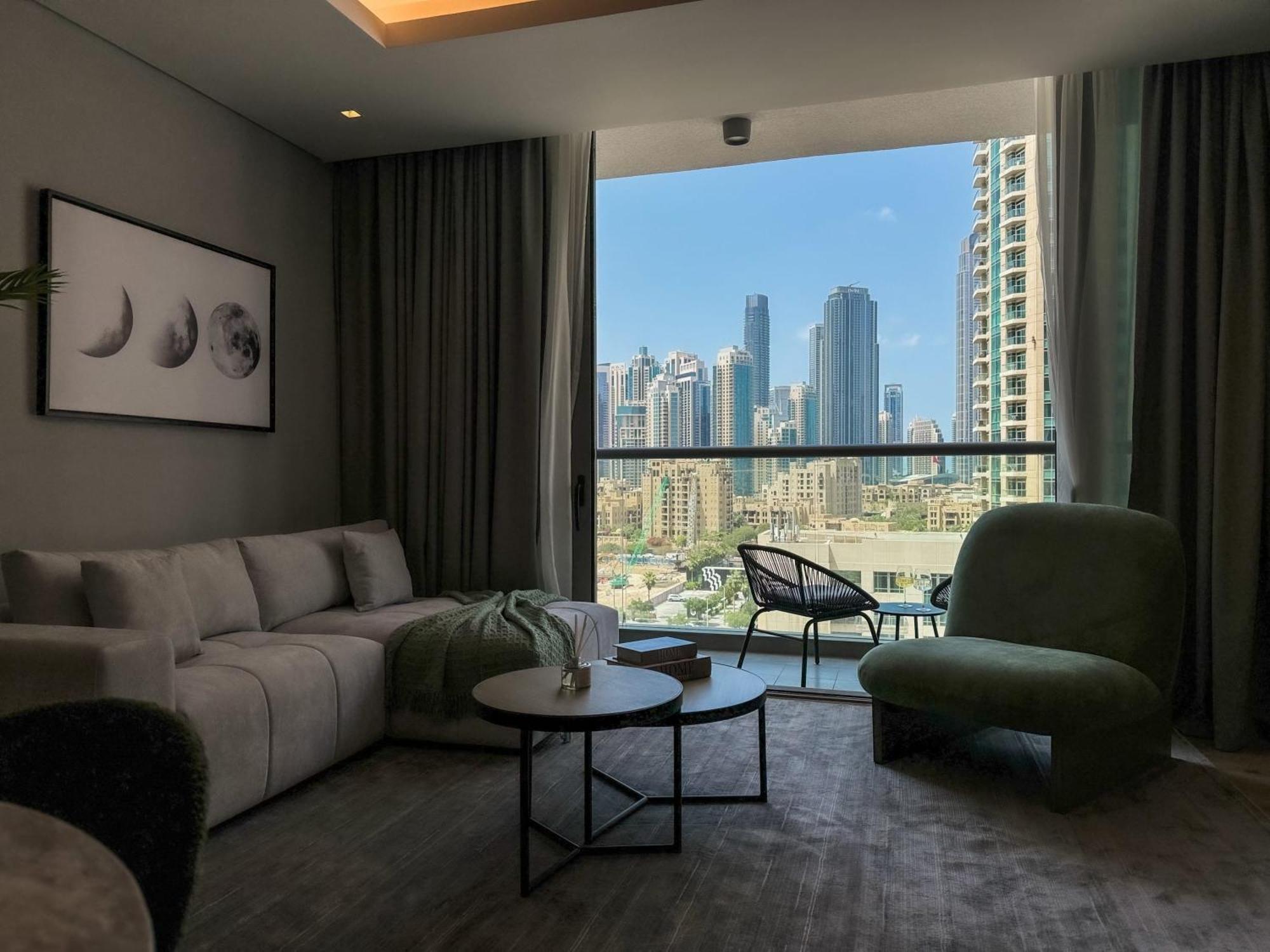 Appartement Majestic 2br Haven With Burj Khalifa View Dubaï