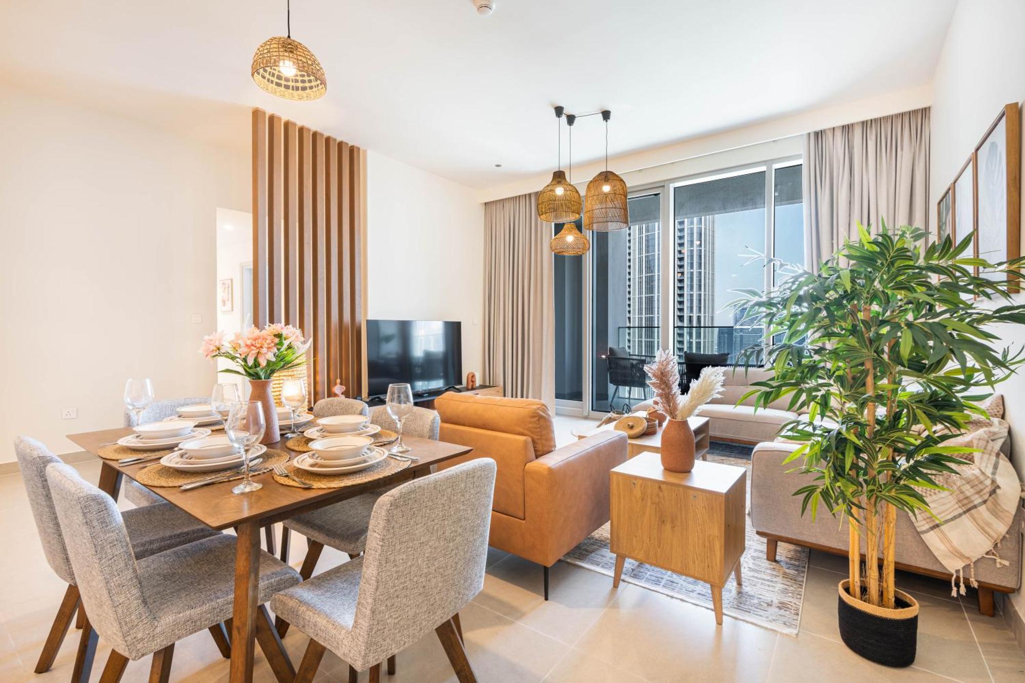 Appartamento Luxury 3bhk, Burj Khalifa & Dancing Fountain View *