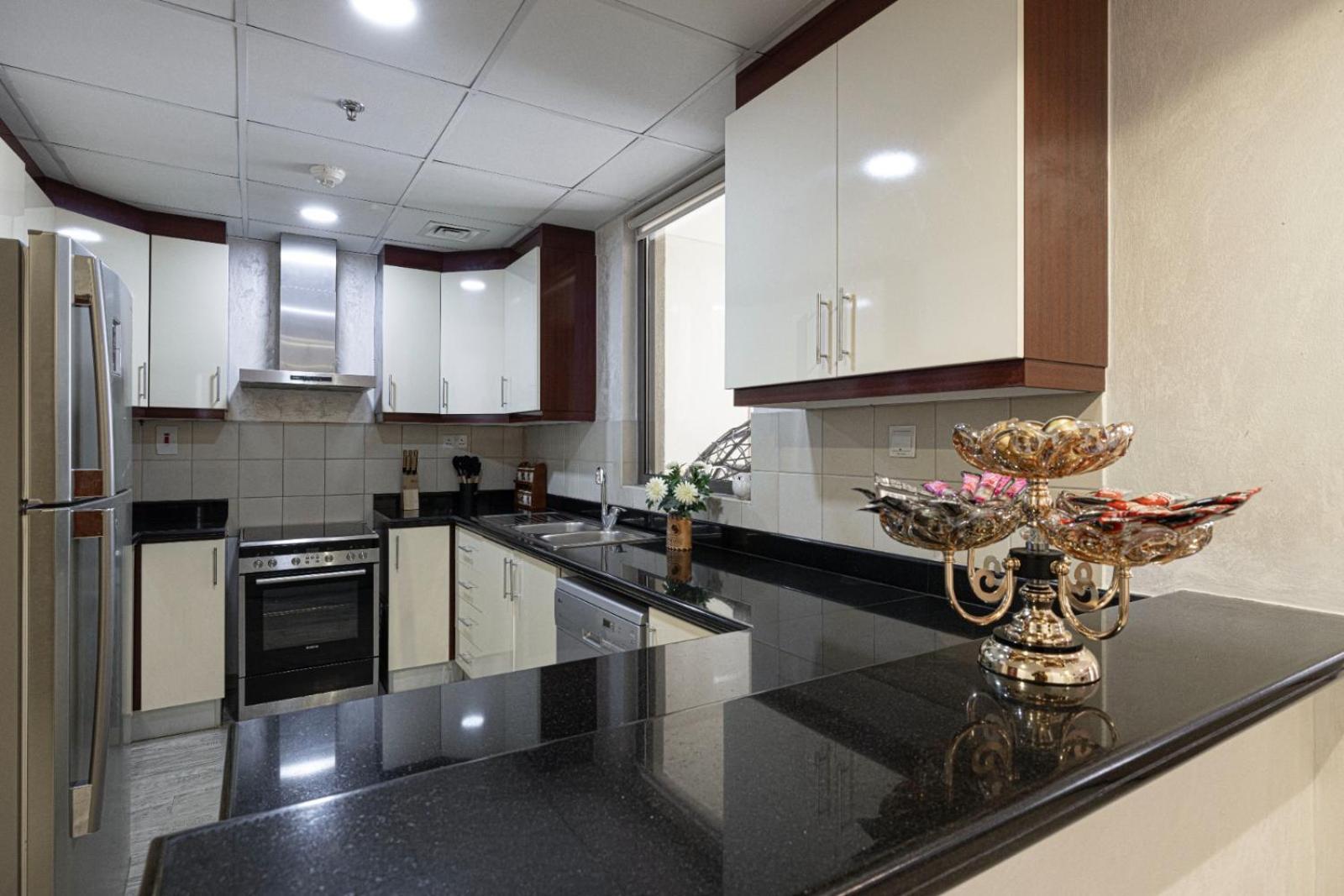 Stylish And Sleek: Modern Well-furnished One Bedroom Hall And Kitchen