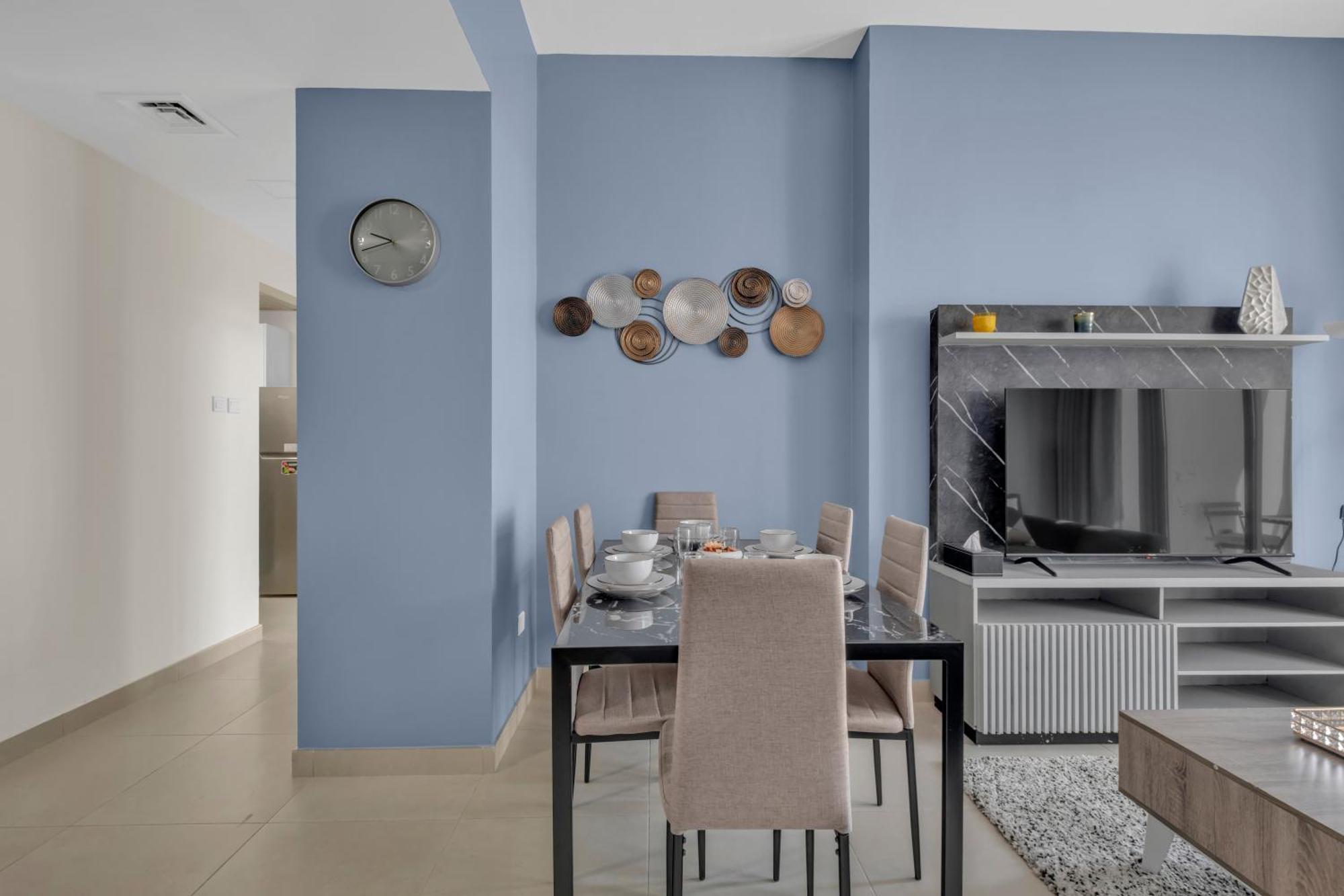 Appartement Stylish 2br For 6 With King Beds, Pool, Gym In Jvc *