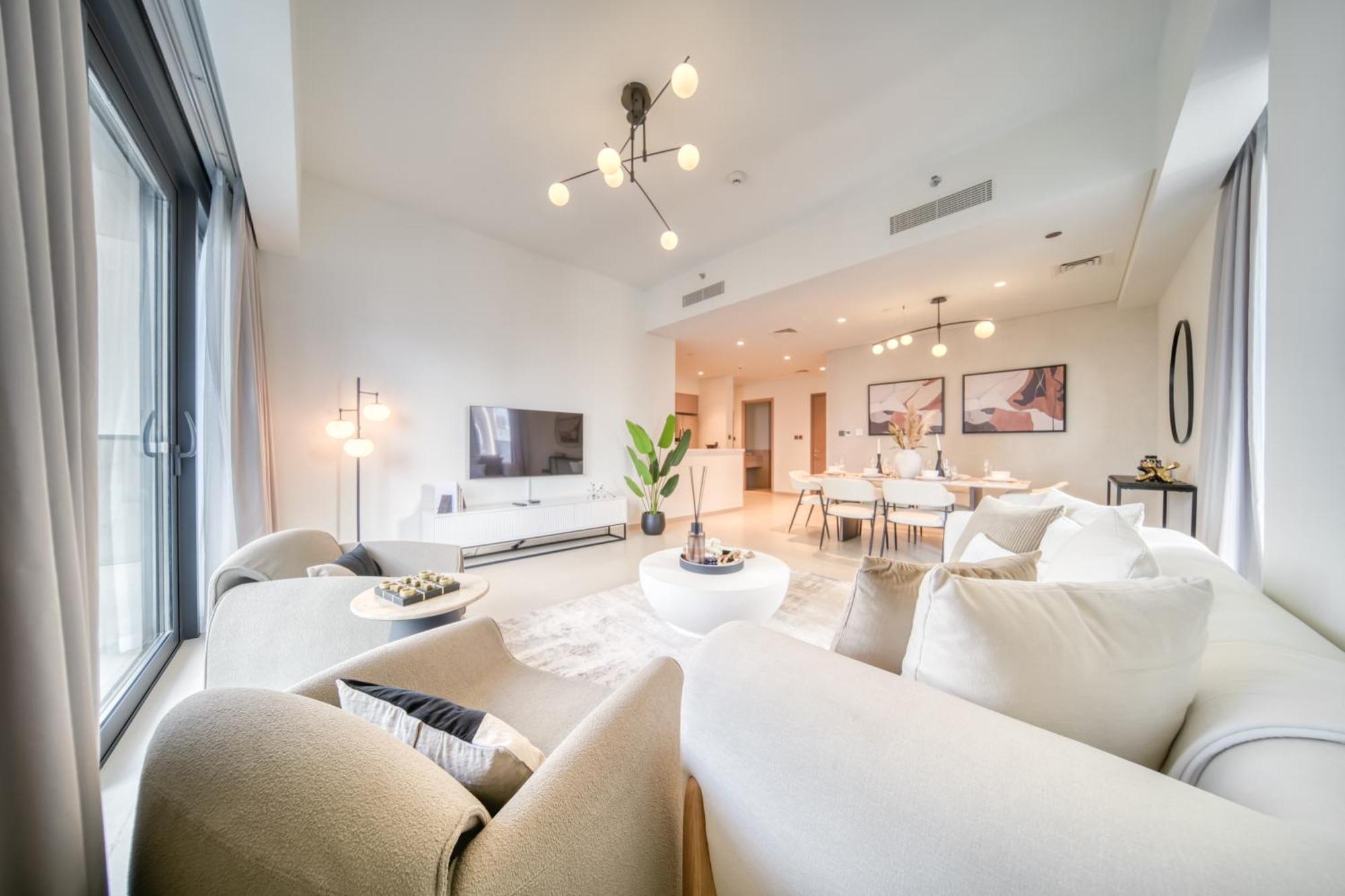 Lägenhet Downtown Luxury - Stunning Burj Khalifa View - 5 Minutes Walk To Mall