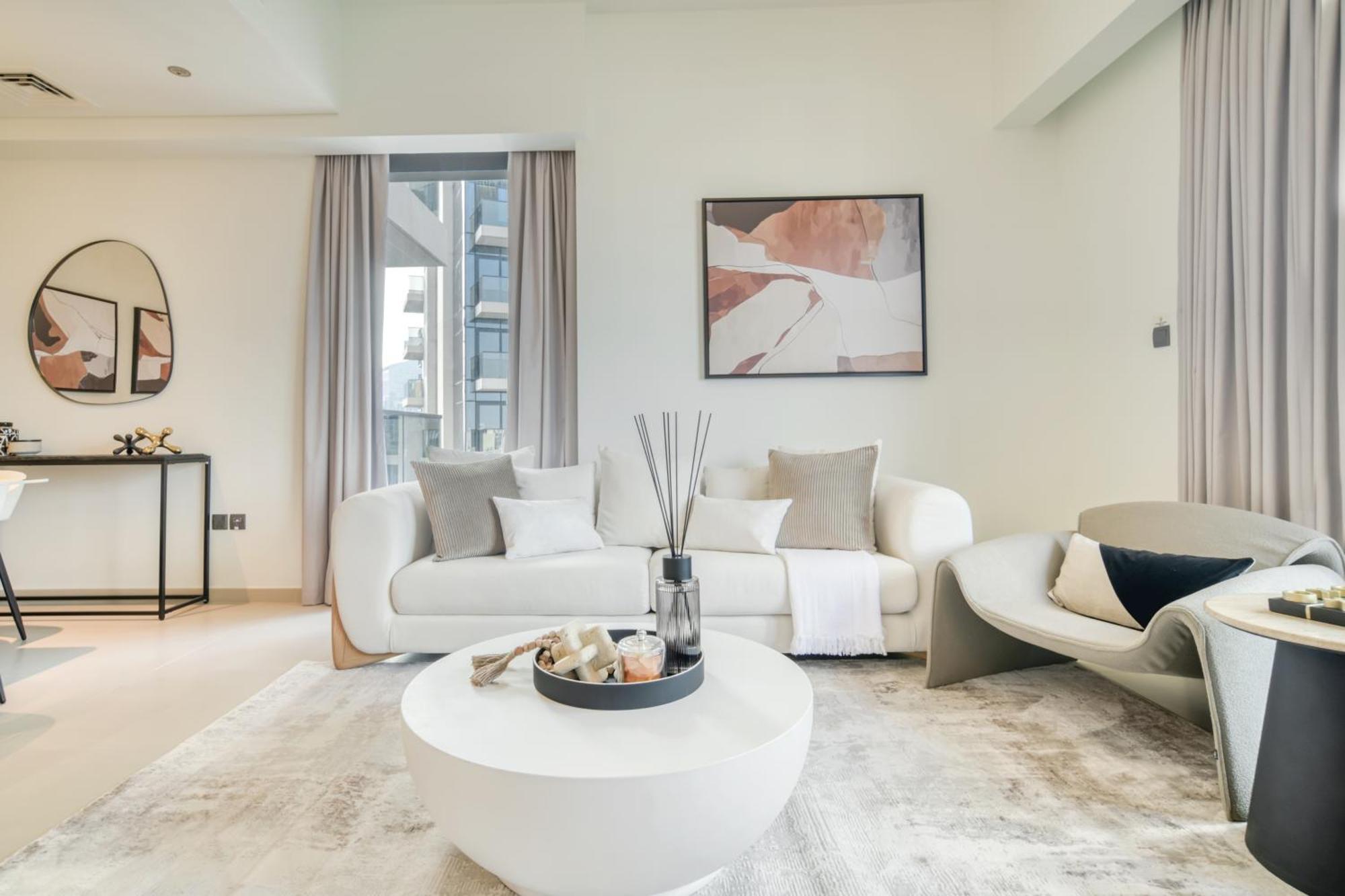 Lägenhet Downtown Luxury - Stunning Burj Khalifa View - 5 Minutes Walk To Mall *